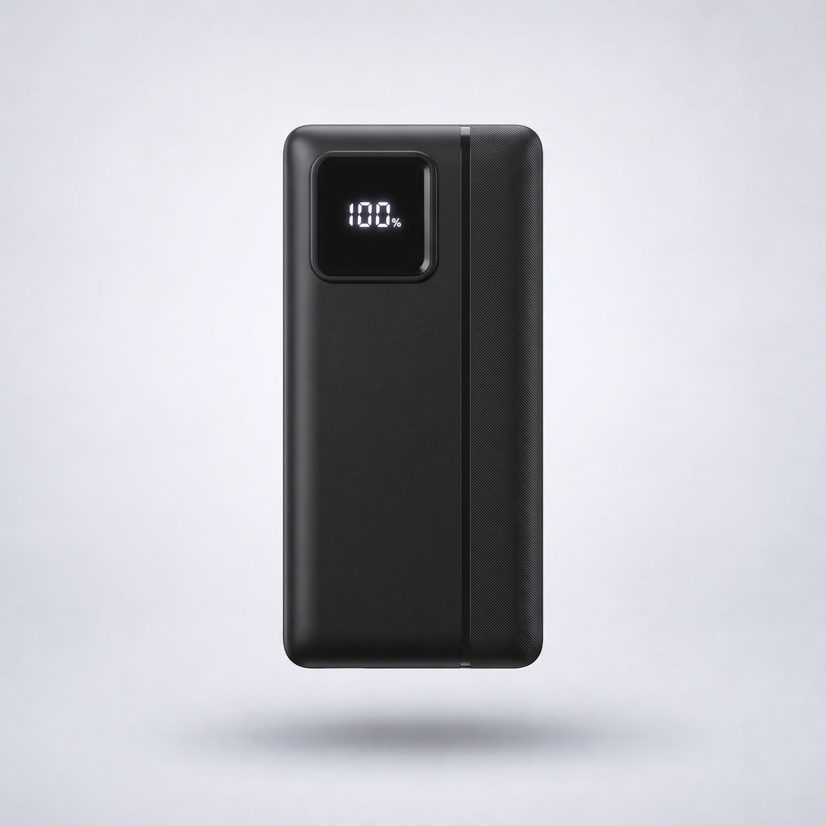Siltcon powerbank 30000 mAh van voren met led-display op 100%
