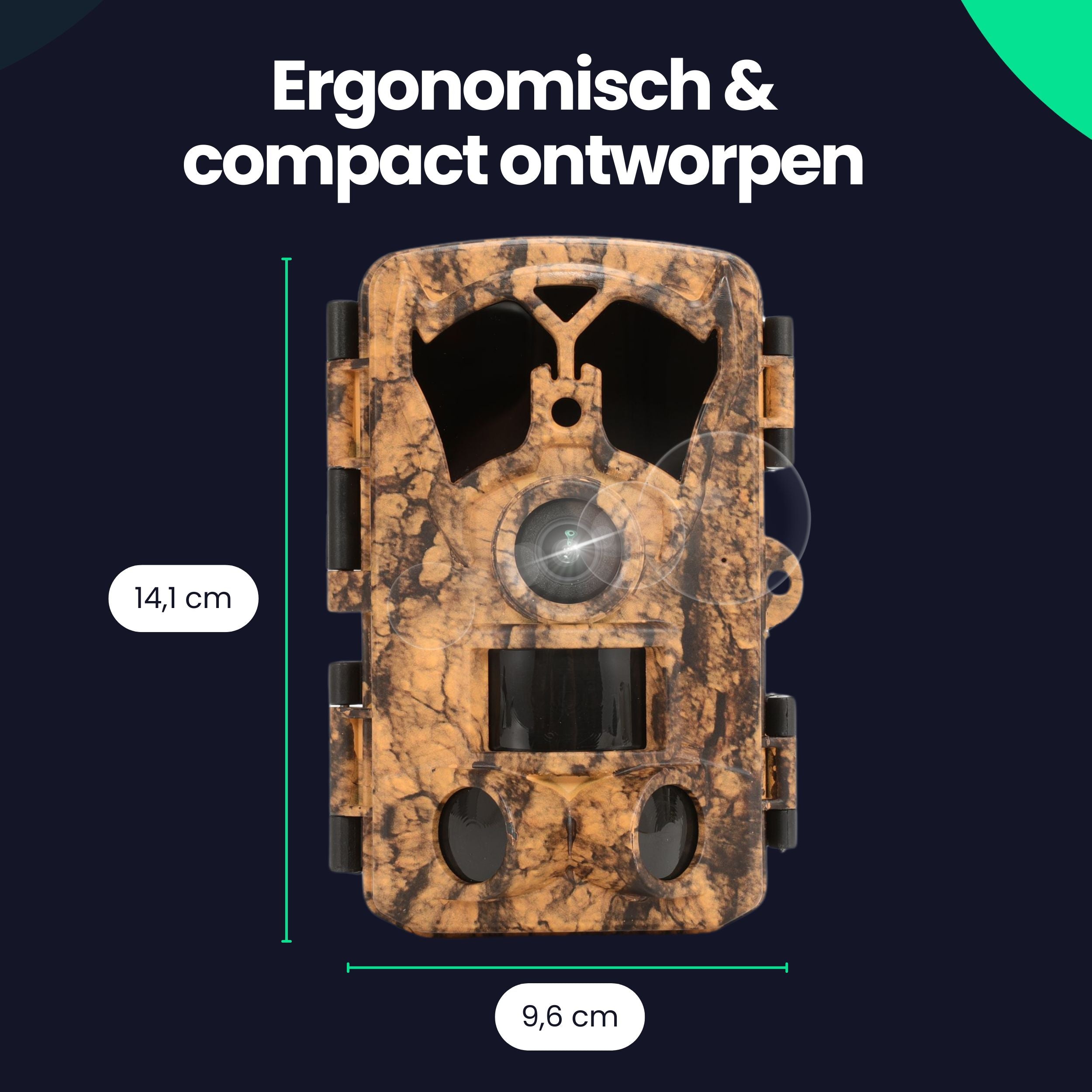 Siltcon Wildcamera voor Buiten – 4K Ultra HD - Siltcon