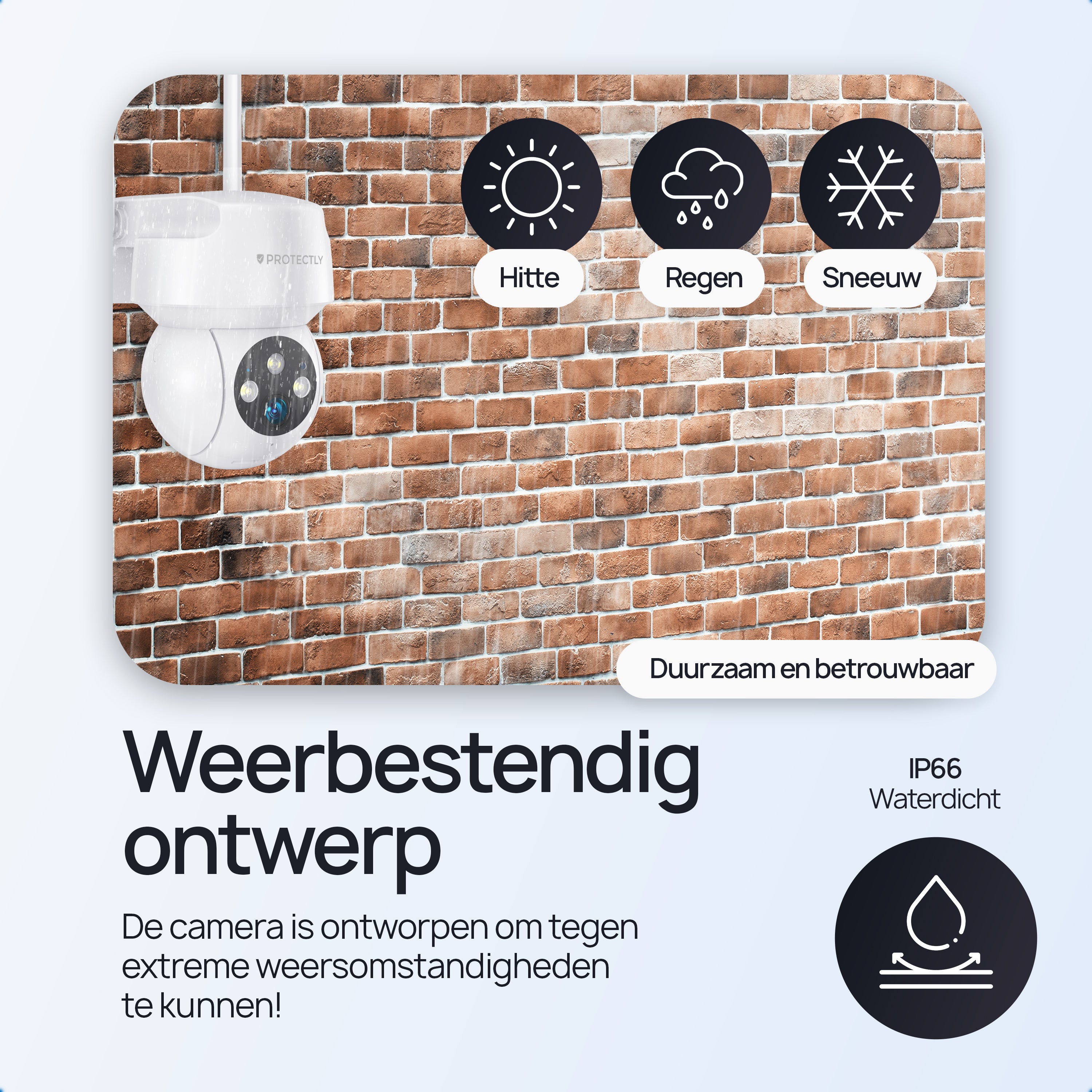 Protectly Beveiligingscamera Buiten 3K 5MP - Siltcon