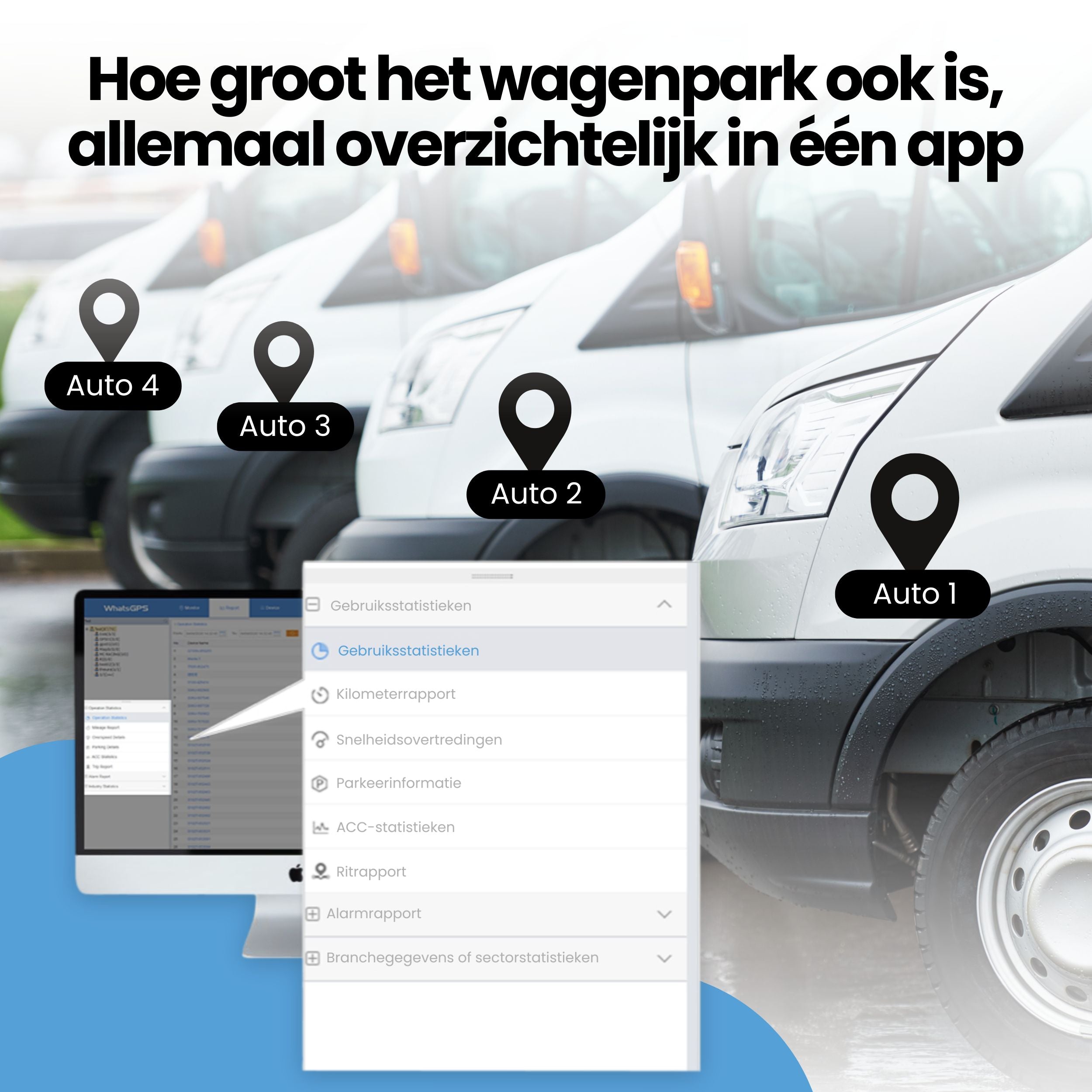 Protectly OBD GPS Tracker – Zonder Abonnement – 4G Tracking Auto - Siltcon