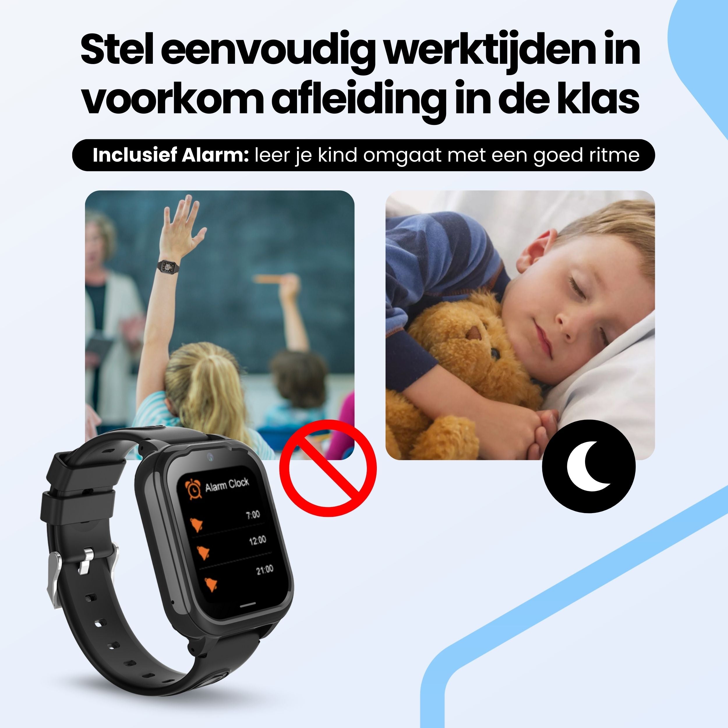Protectly GPS Horloge Kind - Siltcon