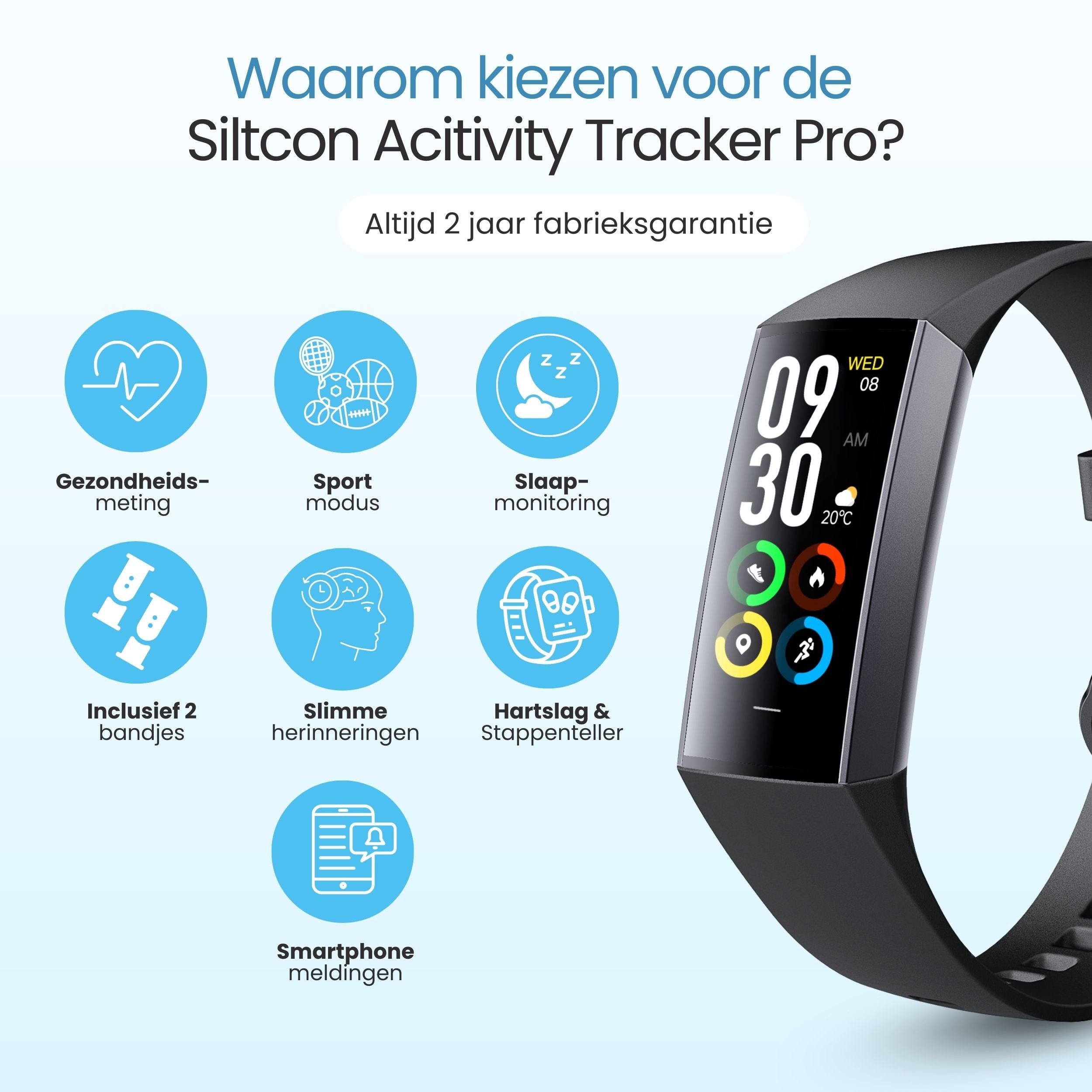 Siltcon® Aktivitätstracker Pro - Unisex
