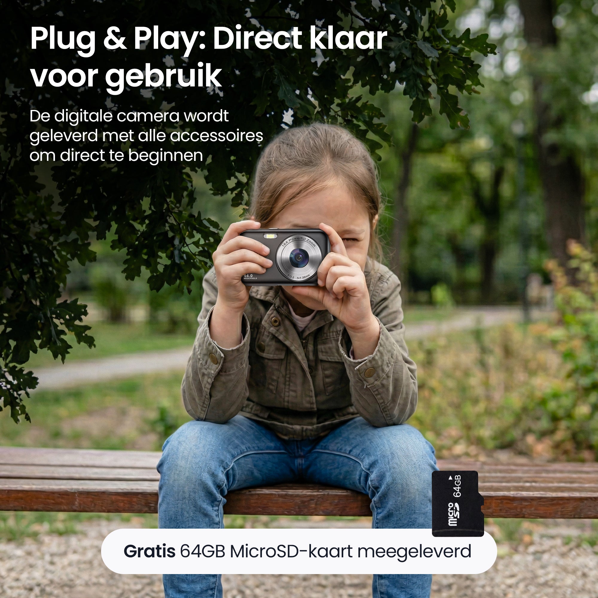 Siltcon® Digitale Camera - Zwart