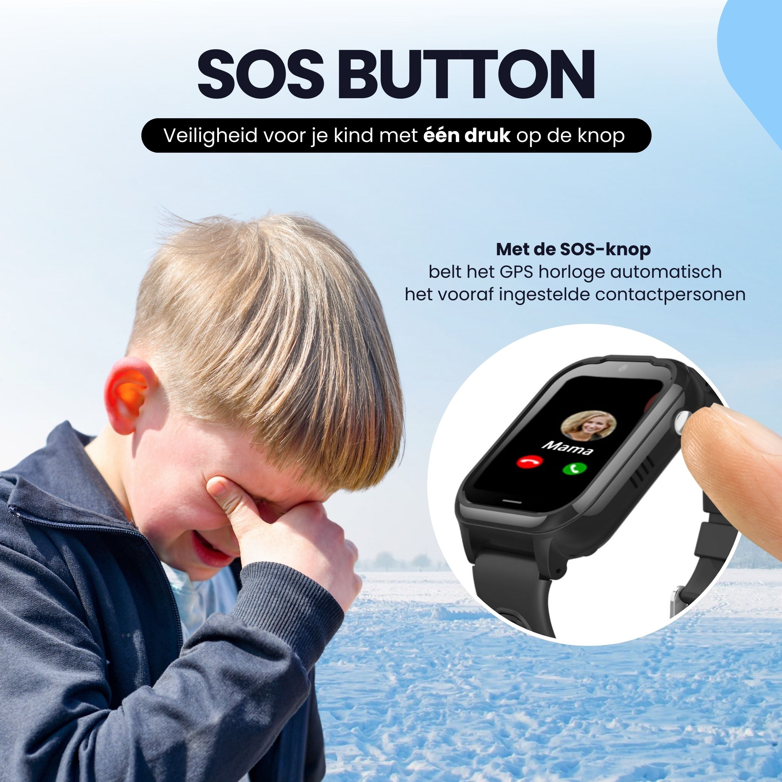 Protectly GPS Horloge Kind - Siltcon