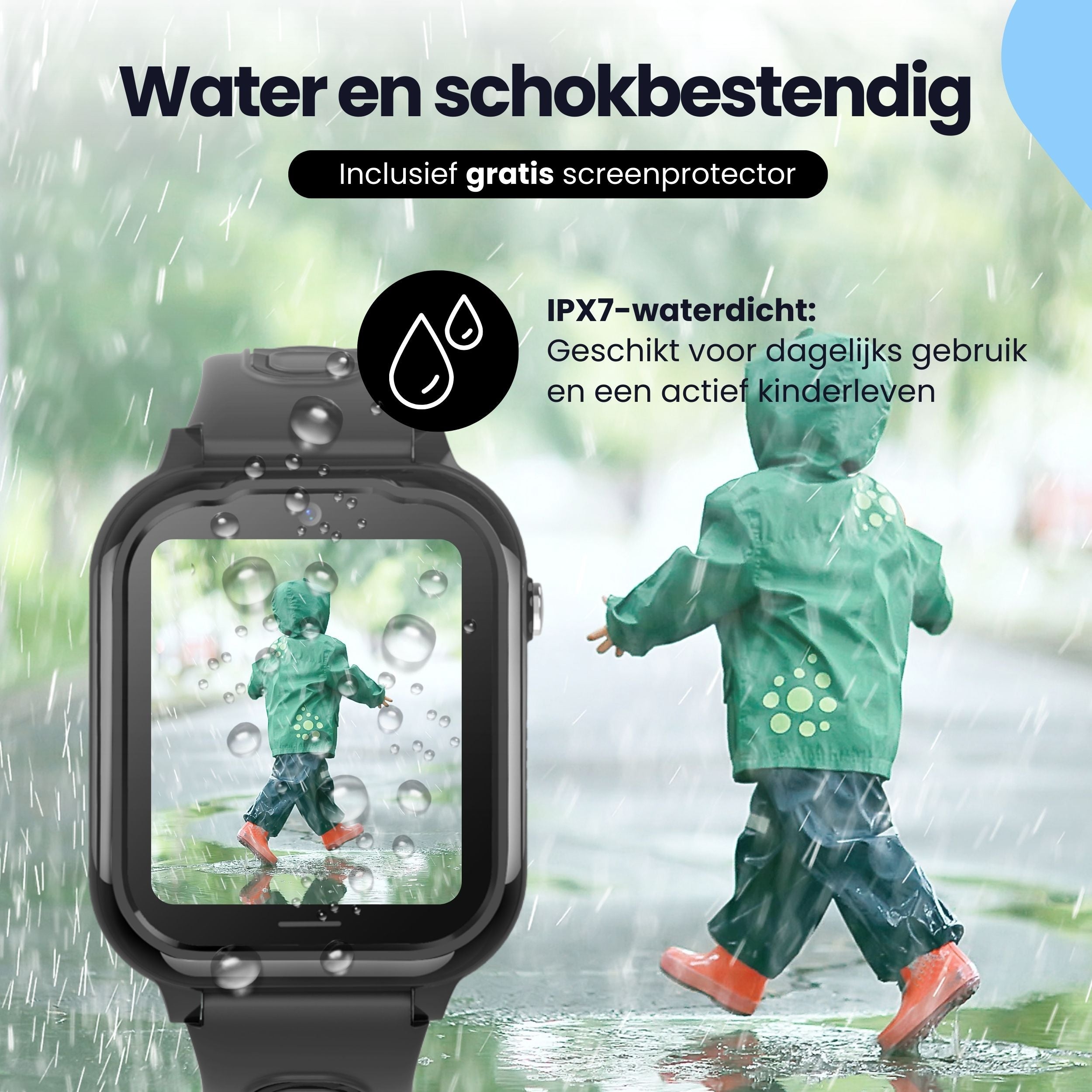Protectly GPS Horloge Kind - Siltcon