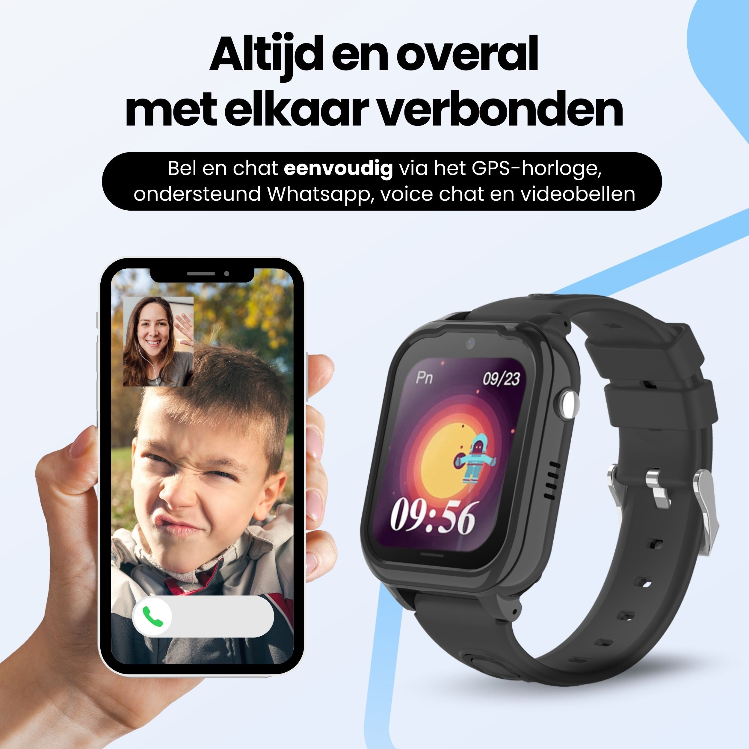 Protectly GPS Horloge Kind - Siltcon