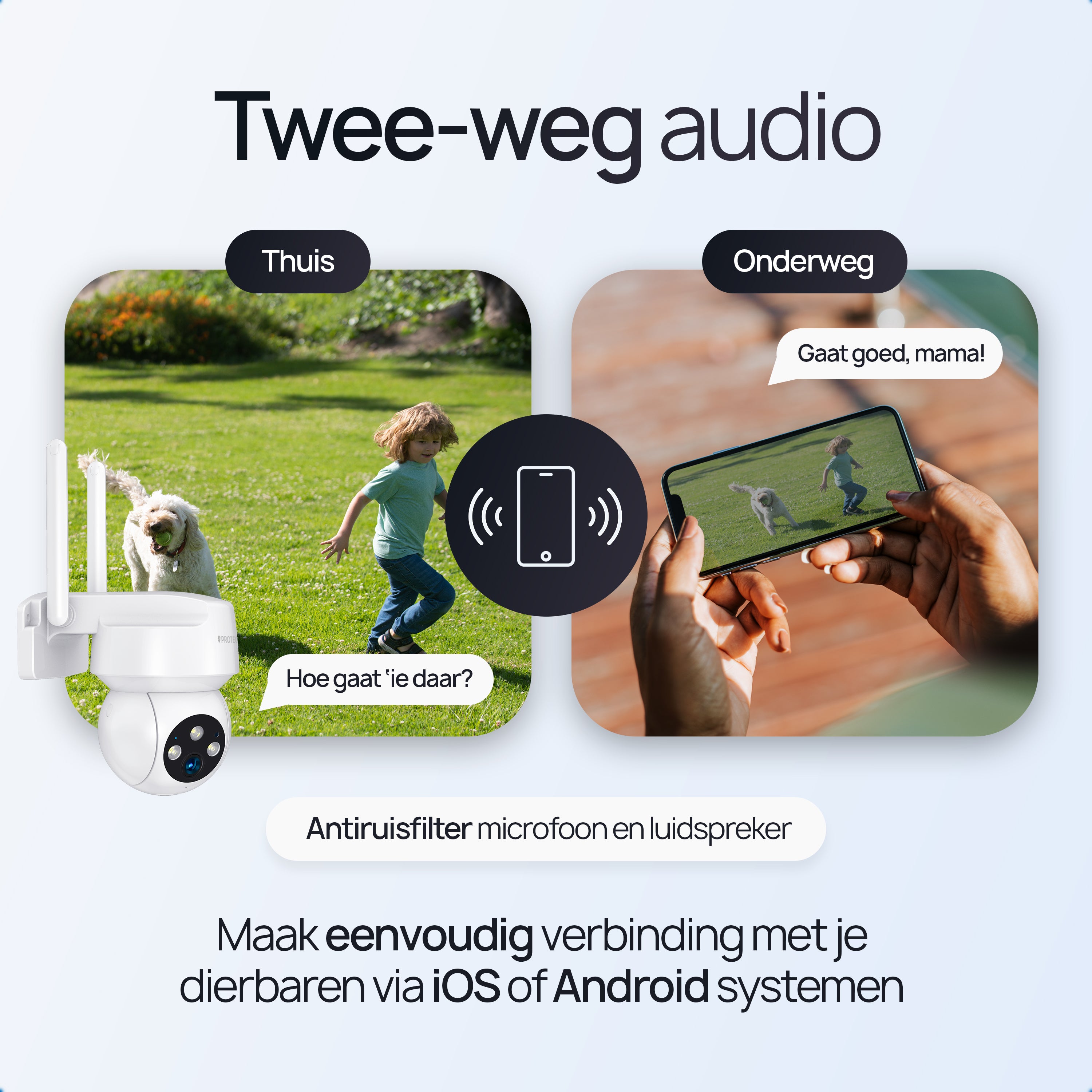 Protectly Beveiligingscamera Buiten 3K 5MP - Siltcon