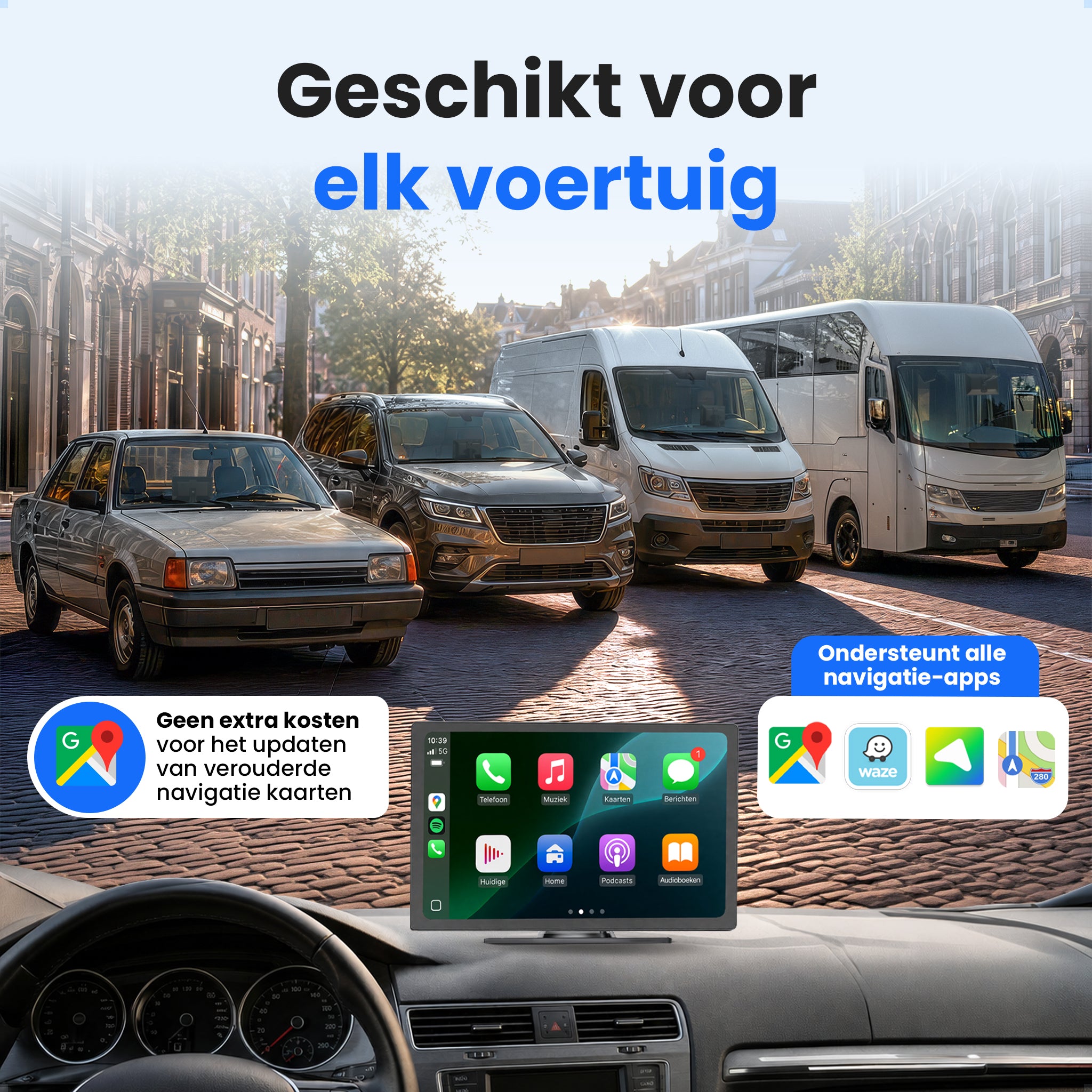 Siltcon® Geeignet für Carplay Bildschirm 9 Zoll
