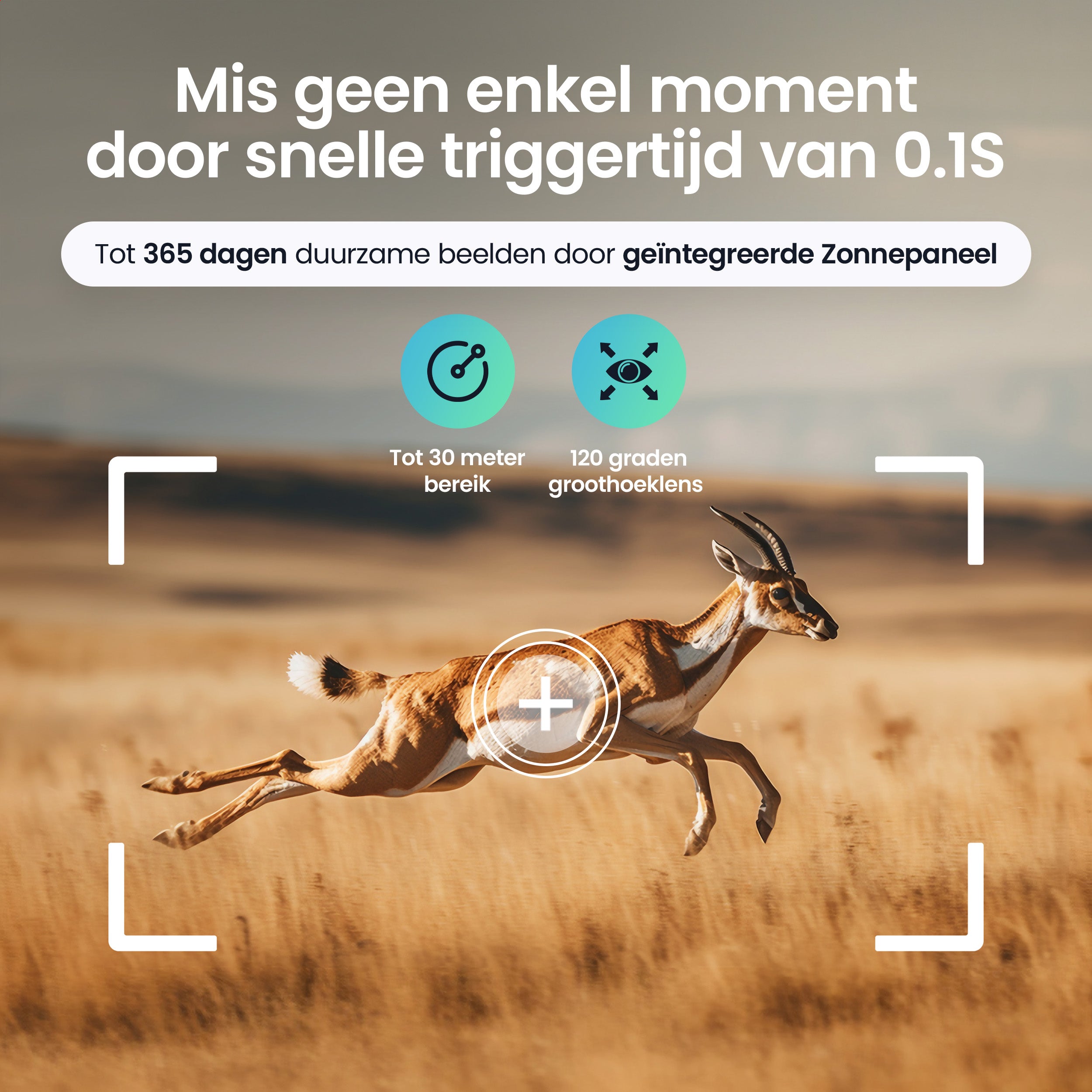 Siltcon – 8K Wildcamera met Zonnepaneel – WiFi - Siltcon