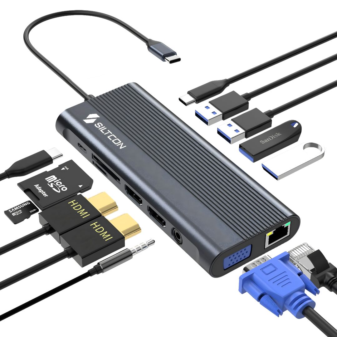 Siltcon 13-in-1 USB-C Hub - Siltcon