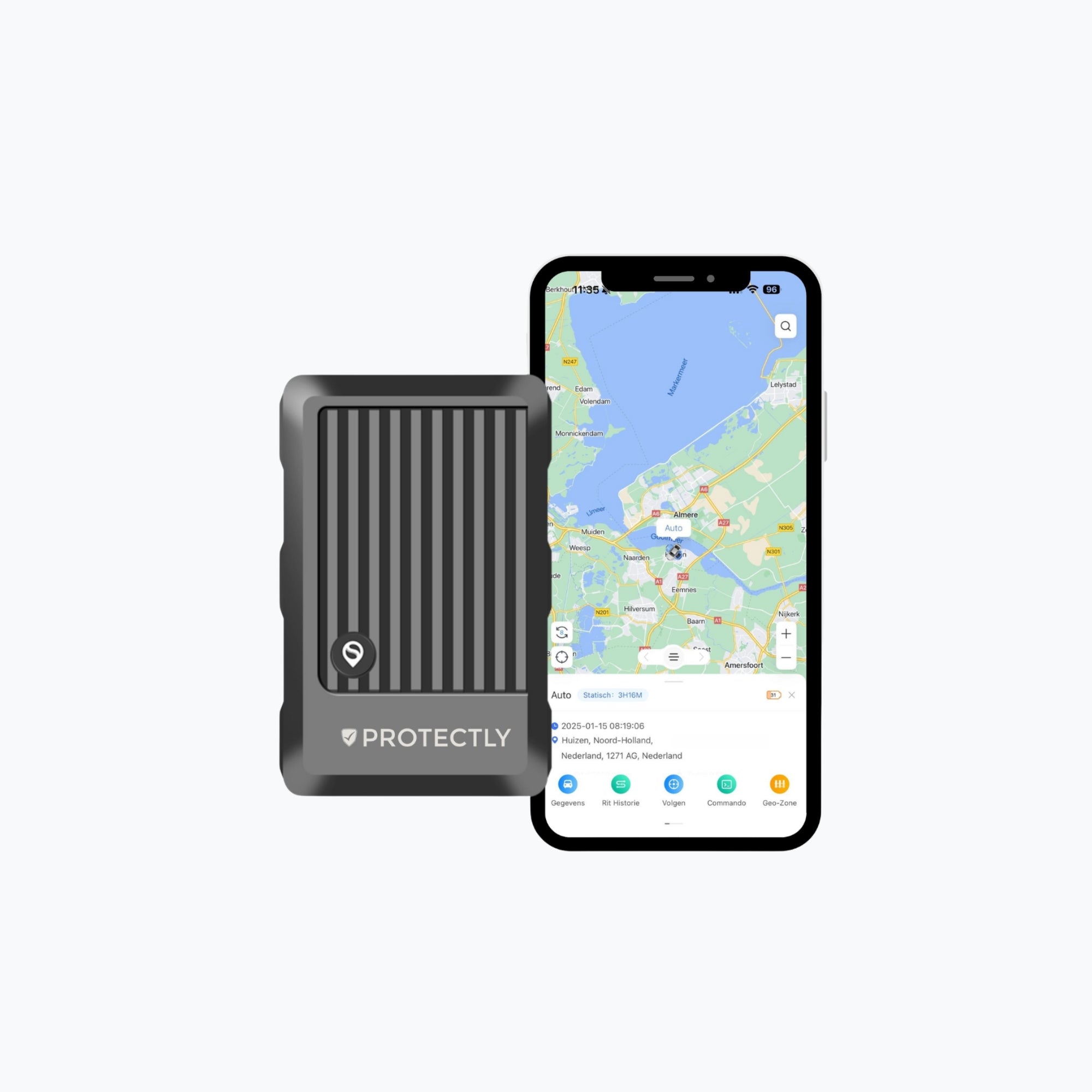 Protectly GPS Tracker Zonder Abonnement - Siltcon