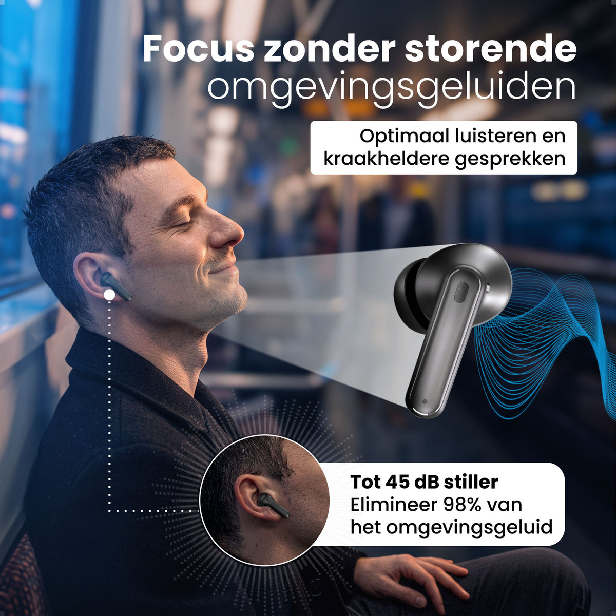 Siltcon® SoundWave Ultra - Zwart
