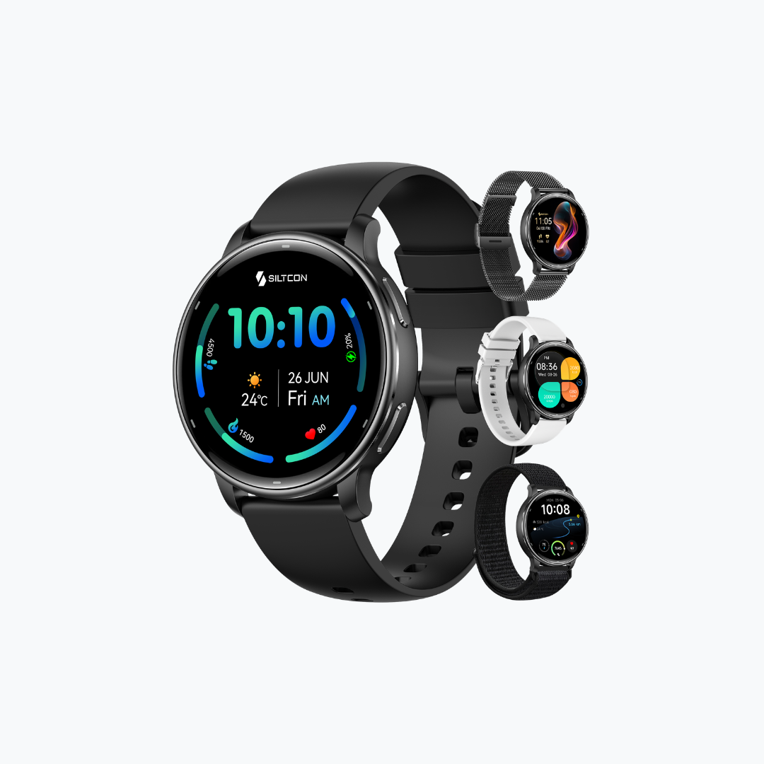 Siltcon® FitTrack Pro Smartwatch dames & heren
