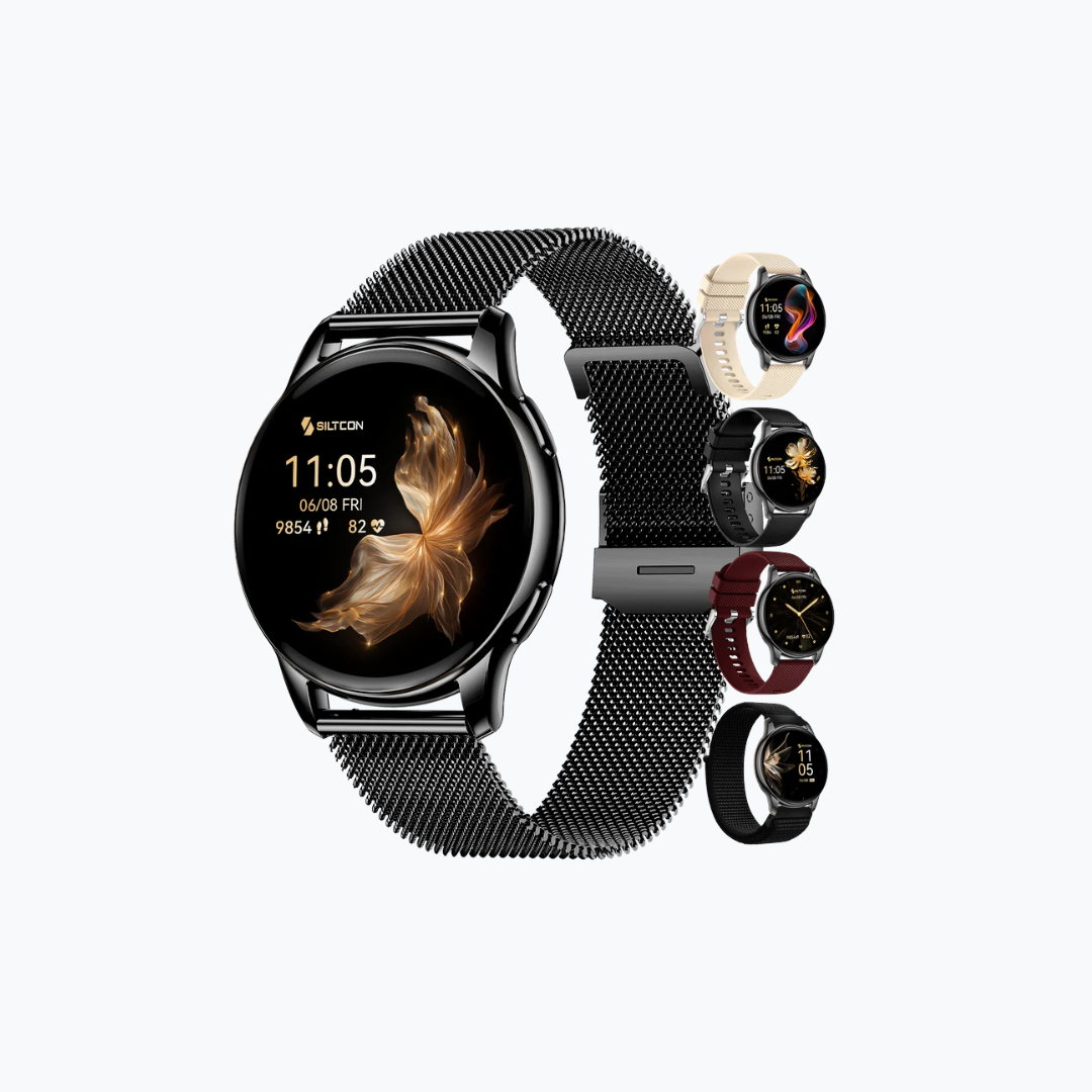 Siltcon® Auréa Damen-Smartwatch Schwarz