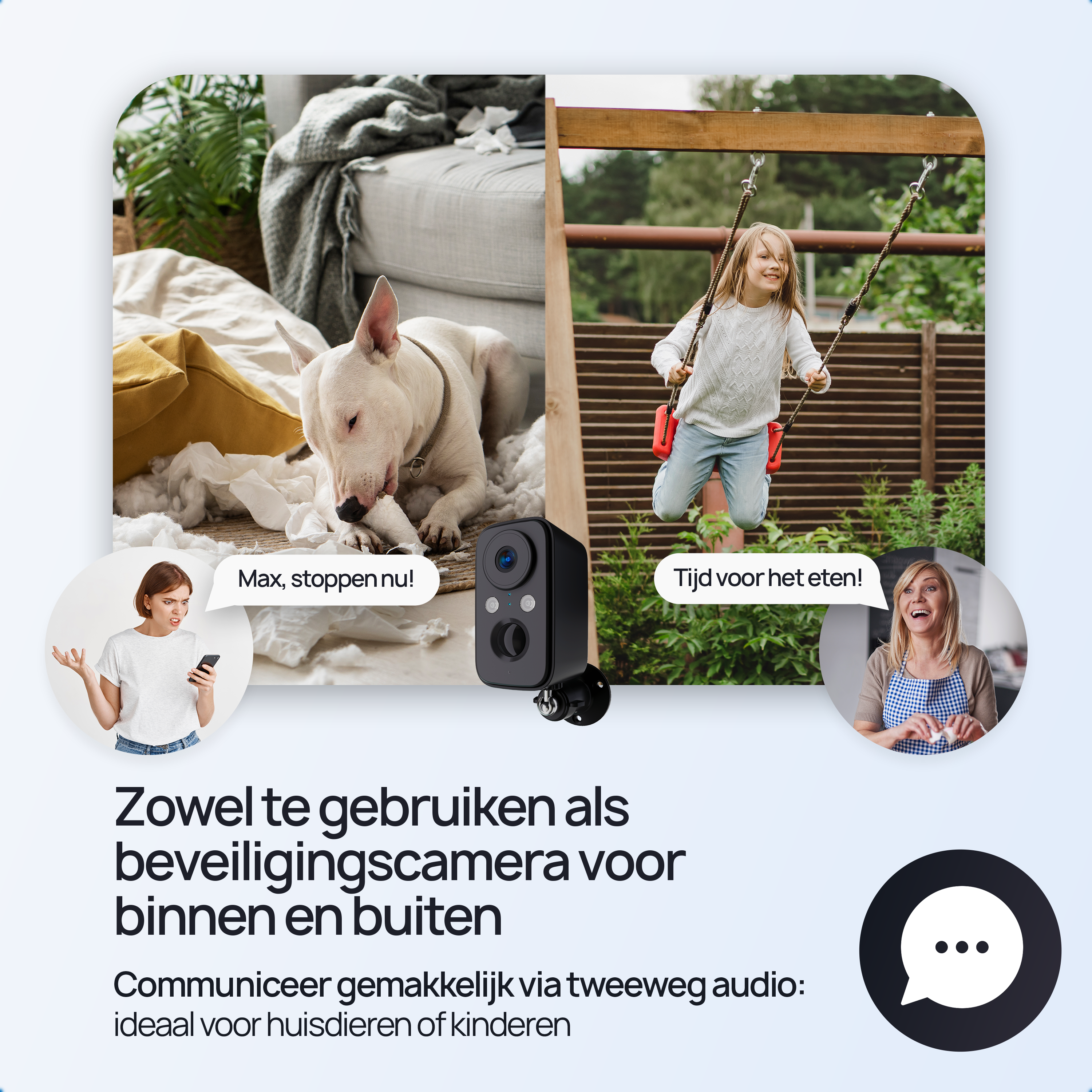 Protectly Beveiligingscamera Draadloos - Siltcon