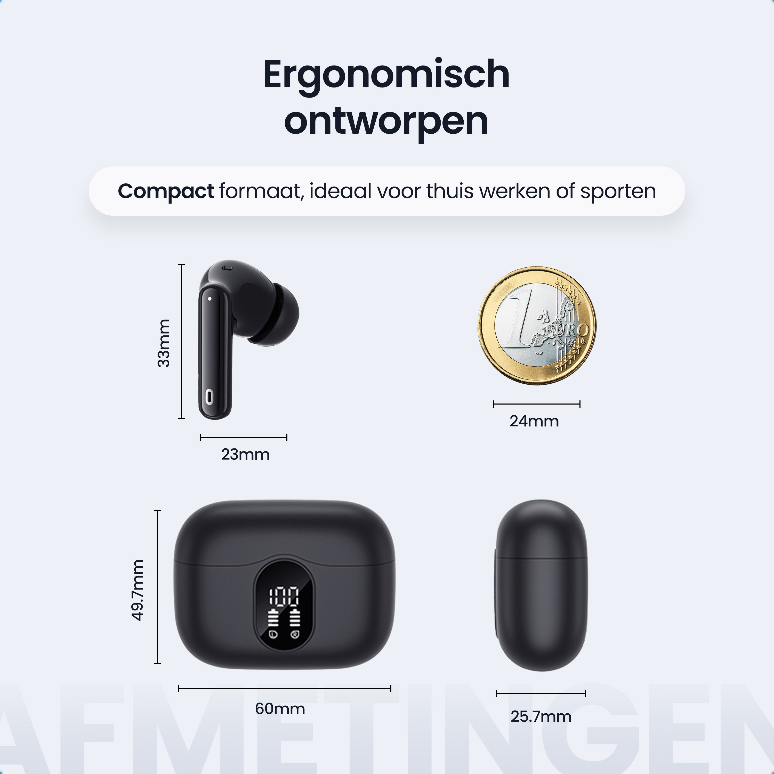 Siltcon SoundWave Pro 1 – Draadloze Bluetooth Oordopjes - Siltcon