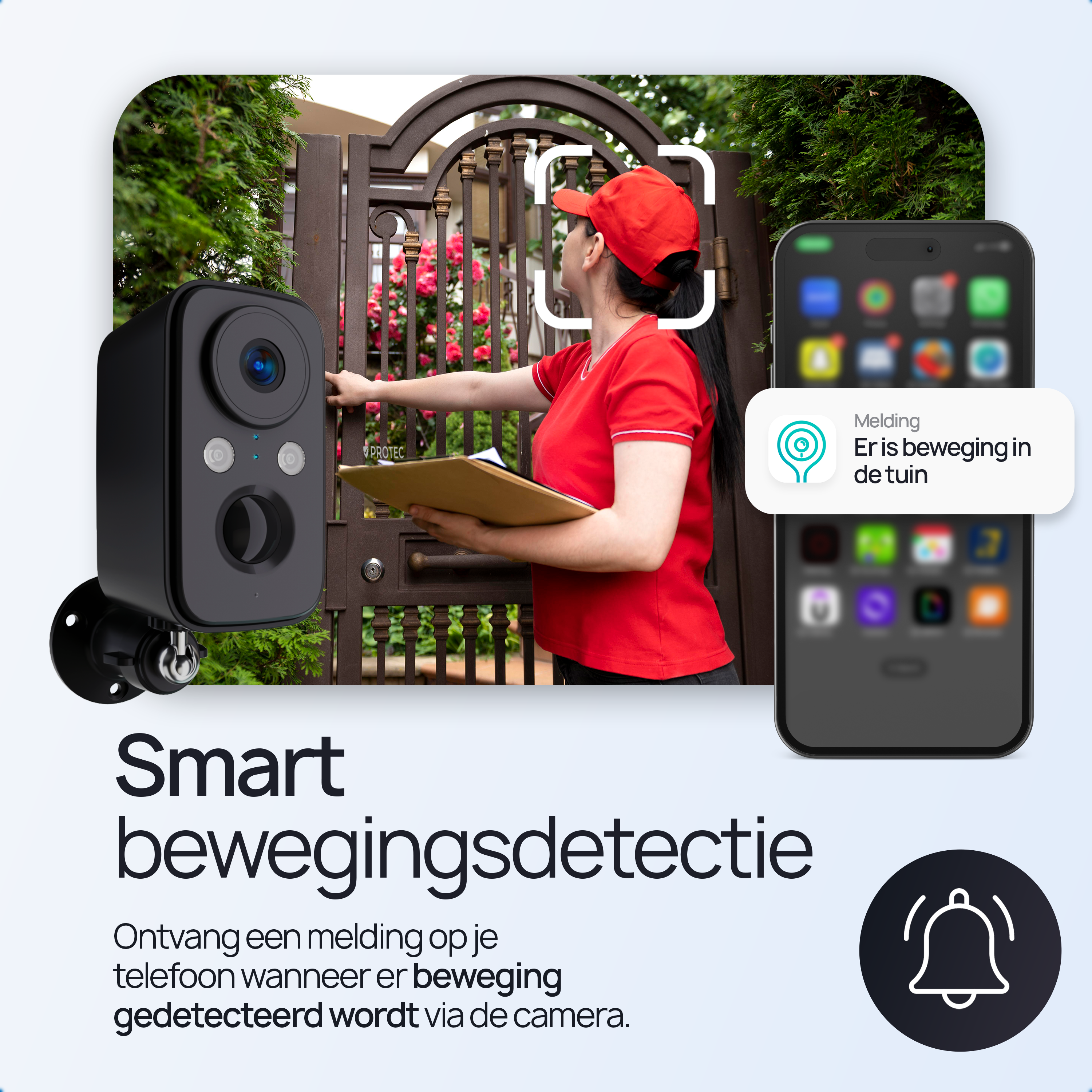 Protectly Beveiligingscamera Draadloos - Siltcon