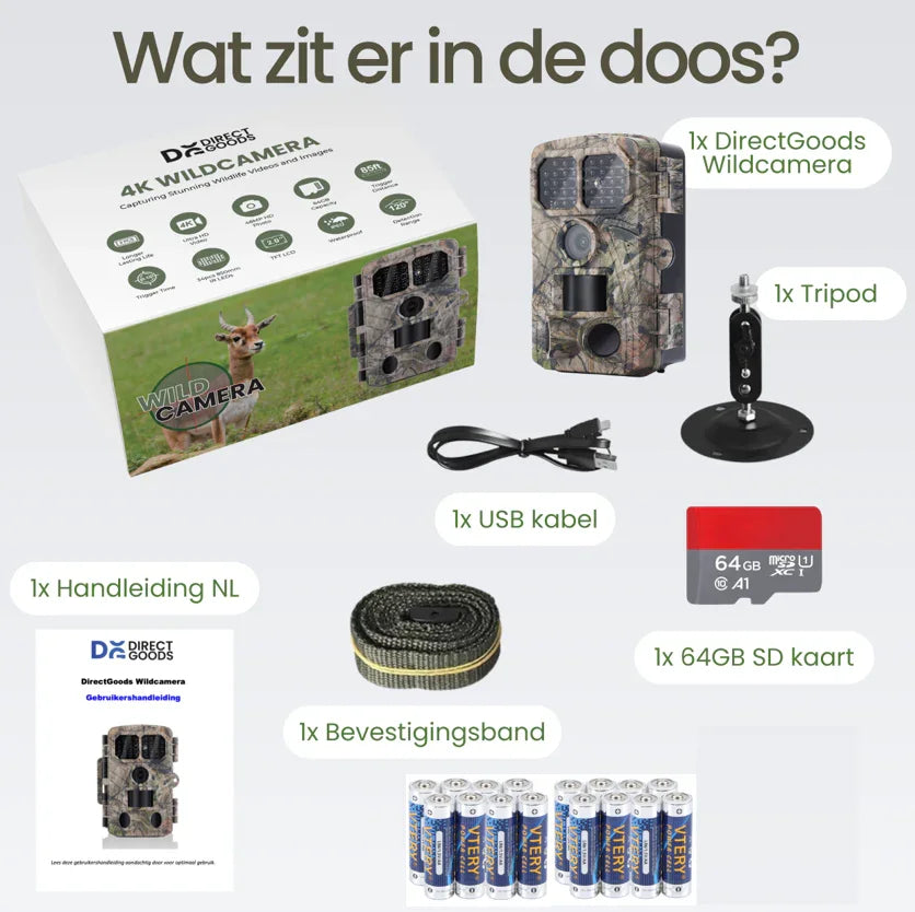 Siltcon Wildcamera met Nachtzicht – 4K - Siltcon