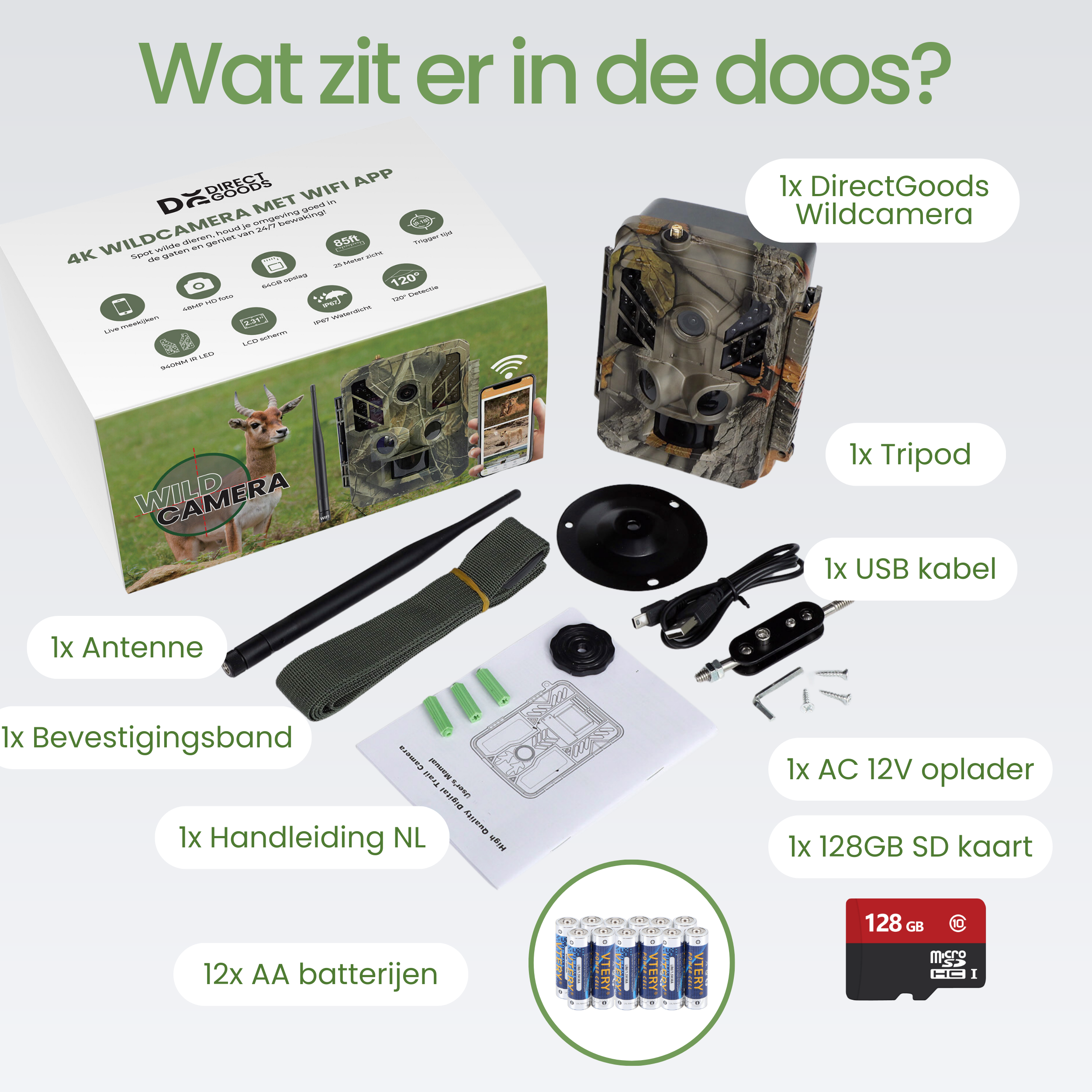 Siltcon Wildcamera met Wifi – 4K - Siltcon