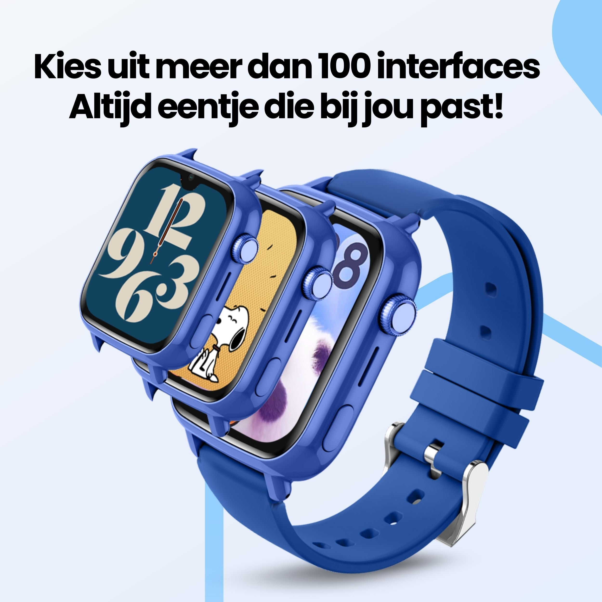 Protectly® GPS Uhr Kind - Blau