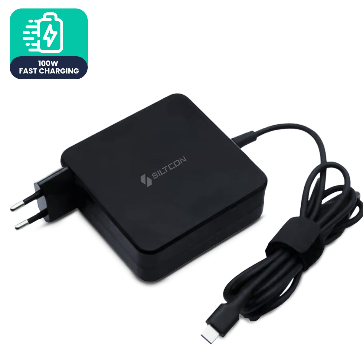 Siltcon USB-C Oplader 100W Snellader - Siltcon