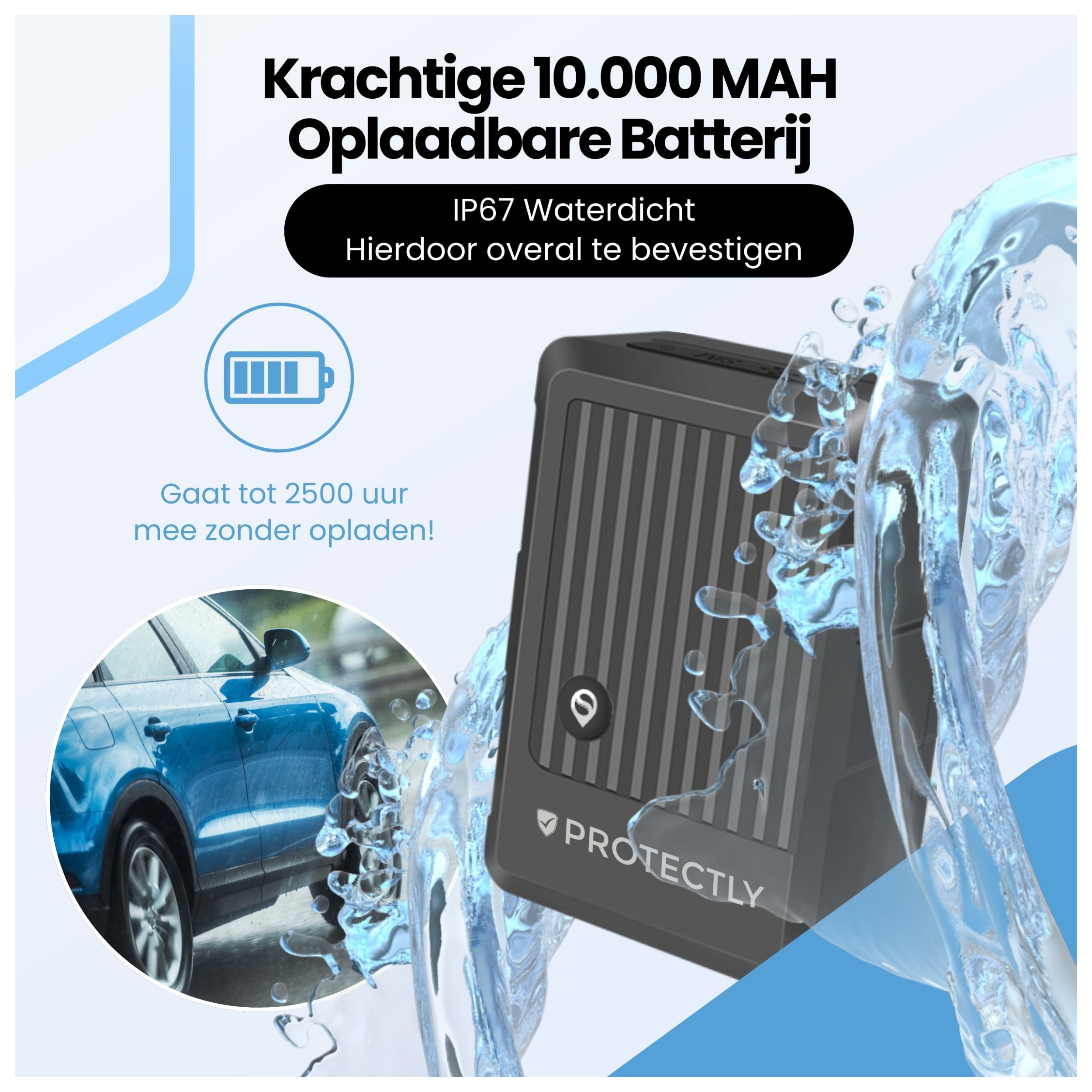 Protectly GPS Tracker Zonder Abonnement - Siltcon