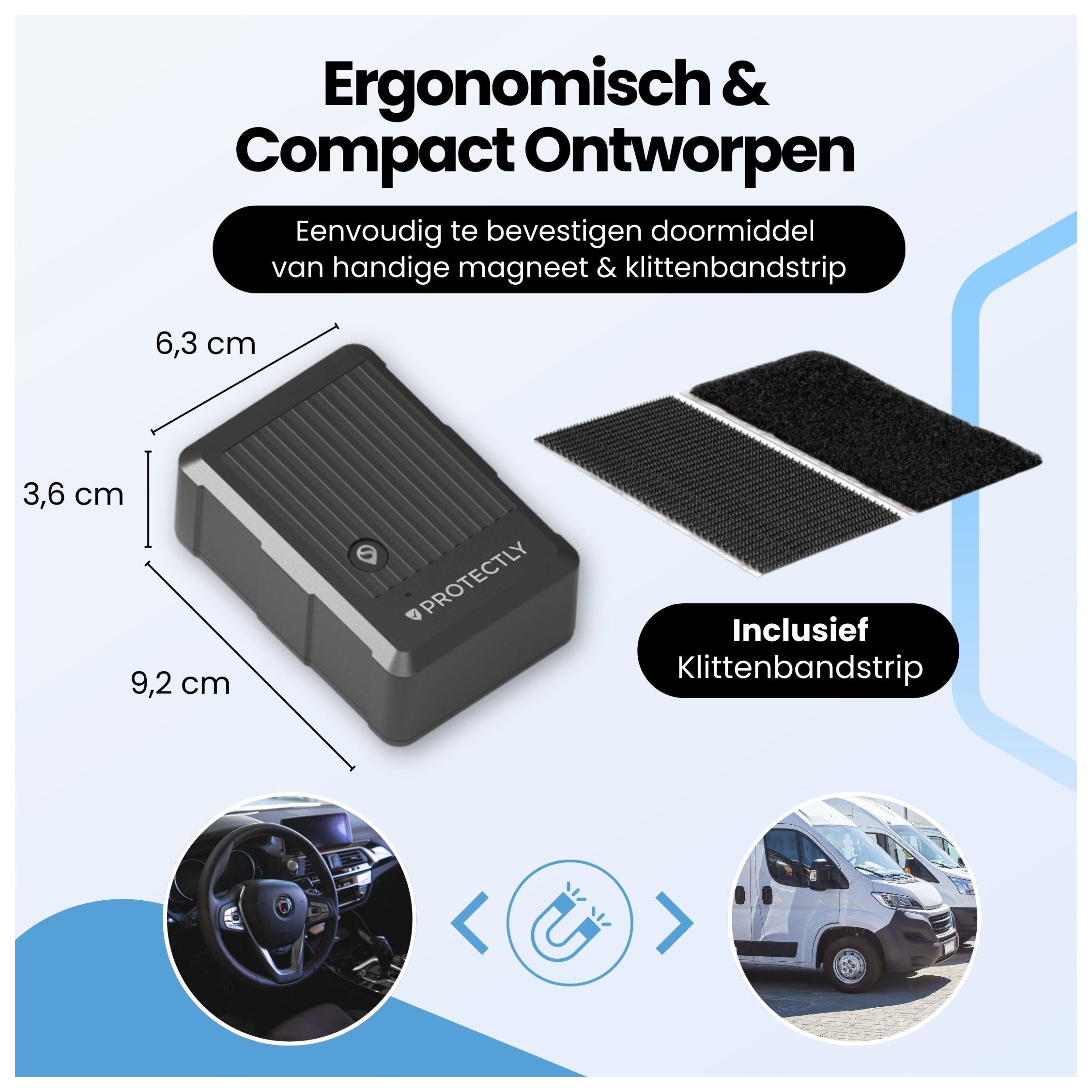 Protectly GPS Tracker Zonder Abonnement - Siltcon