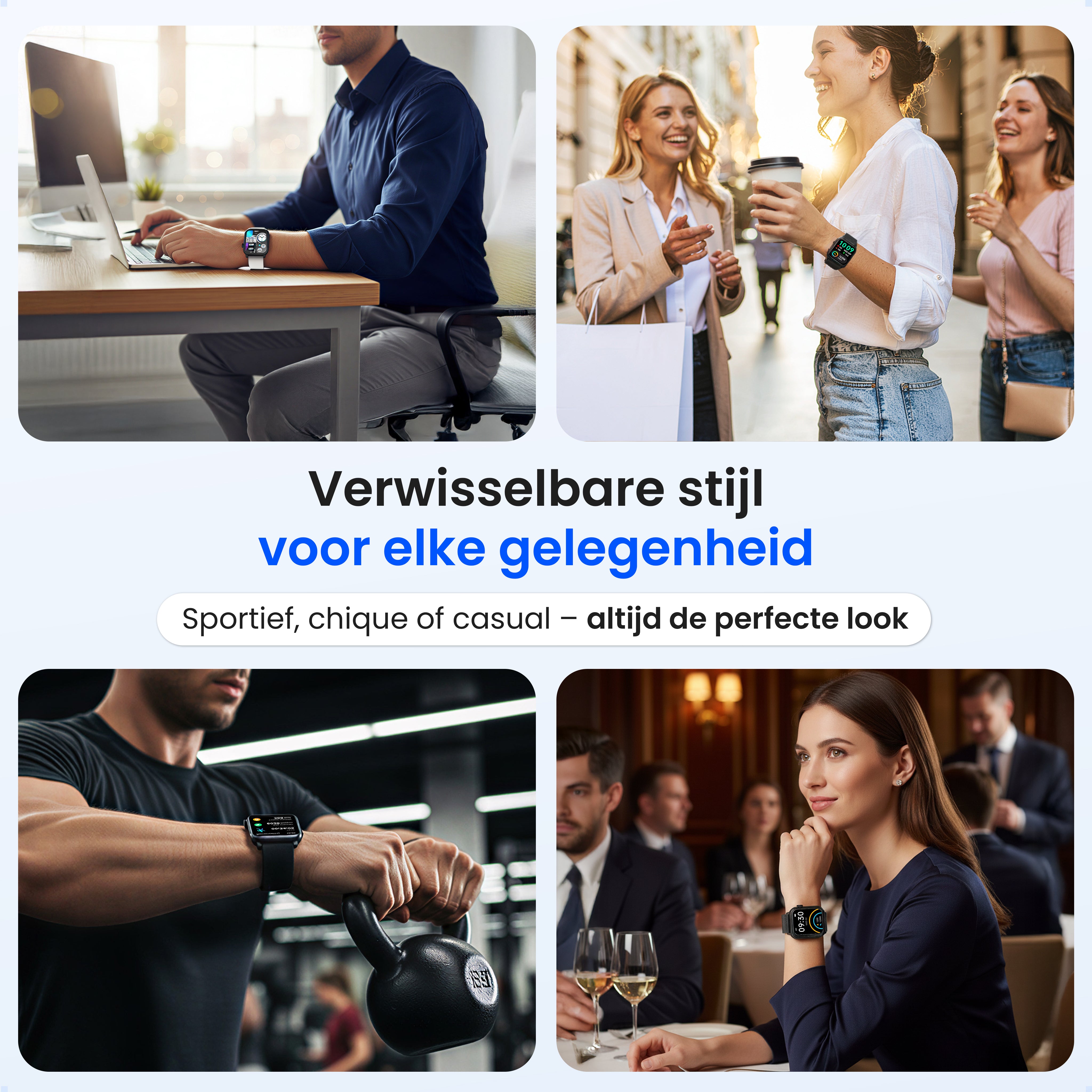 Siltcon Smartwatch Herren & Damen Pro