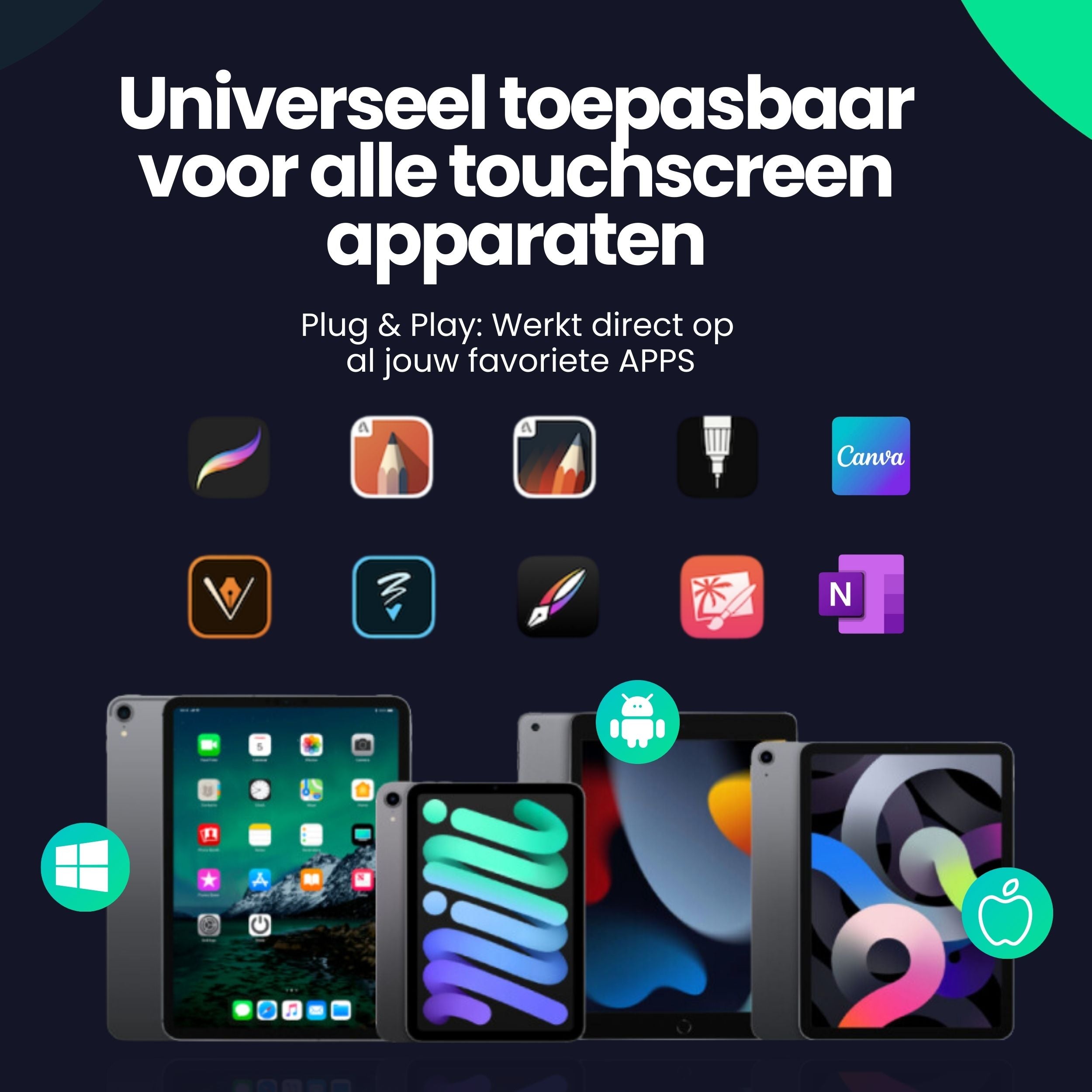 Siltcon Stylus Pen Universeel - Siltcon