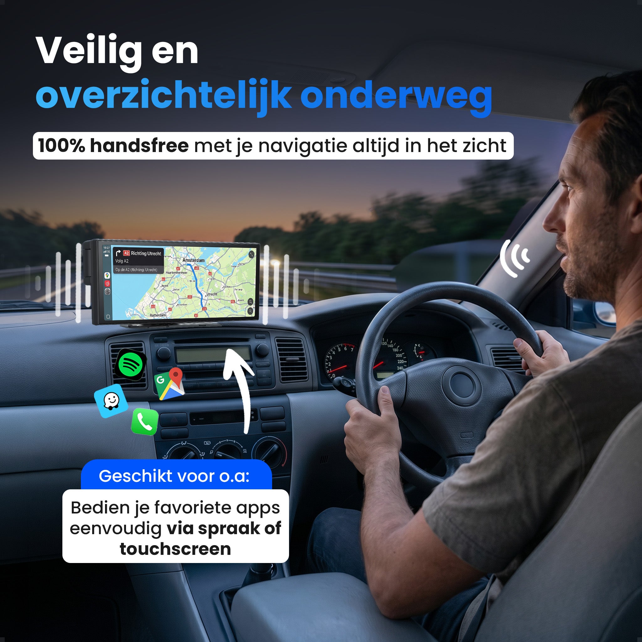 Siltcon® 11,26" Carplay / Android Auto Bildschirm & 4K Dashcam