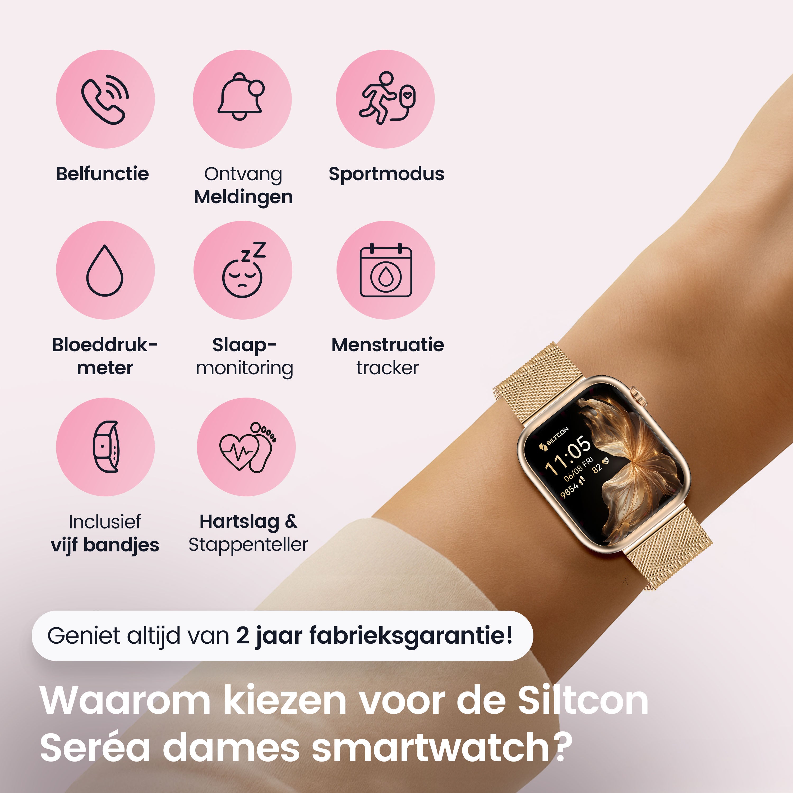 Siltcon Seréa Smartwatch Damen