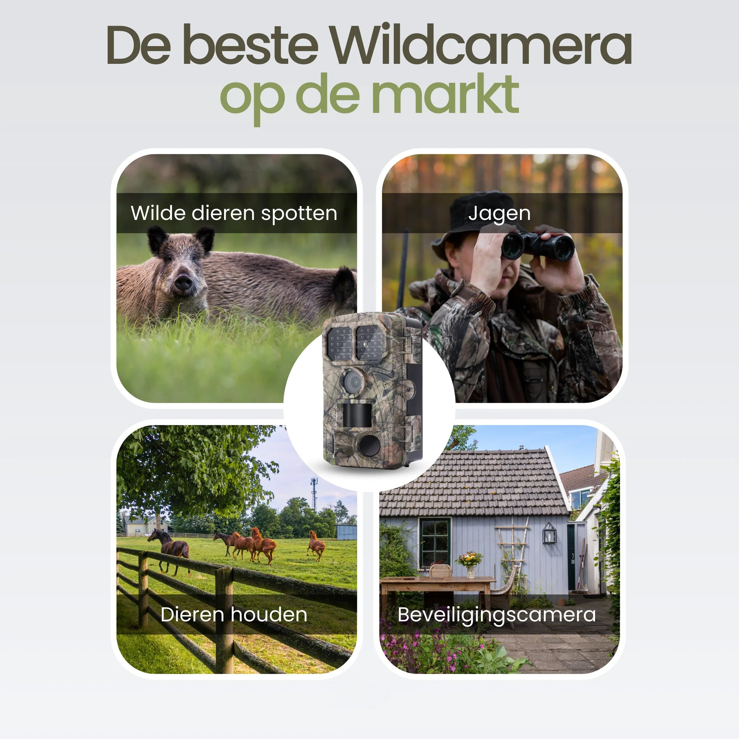 Siltcon Wildcamera met Nachtzicht – 4K - Siltcon