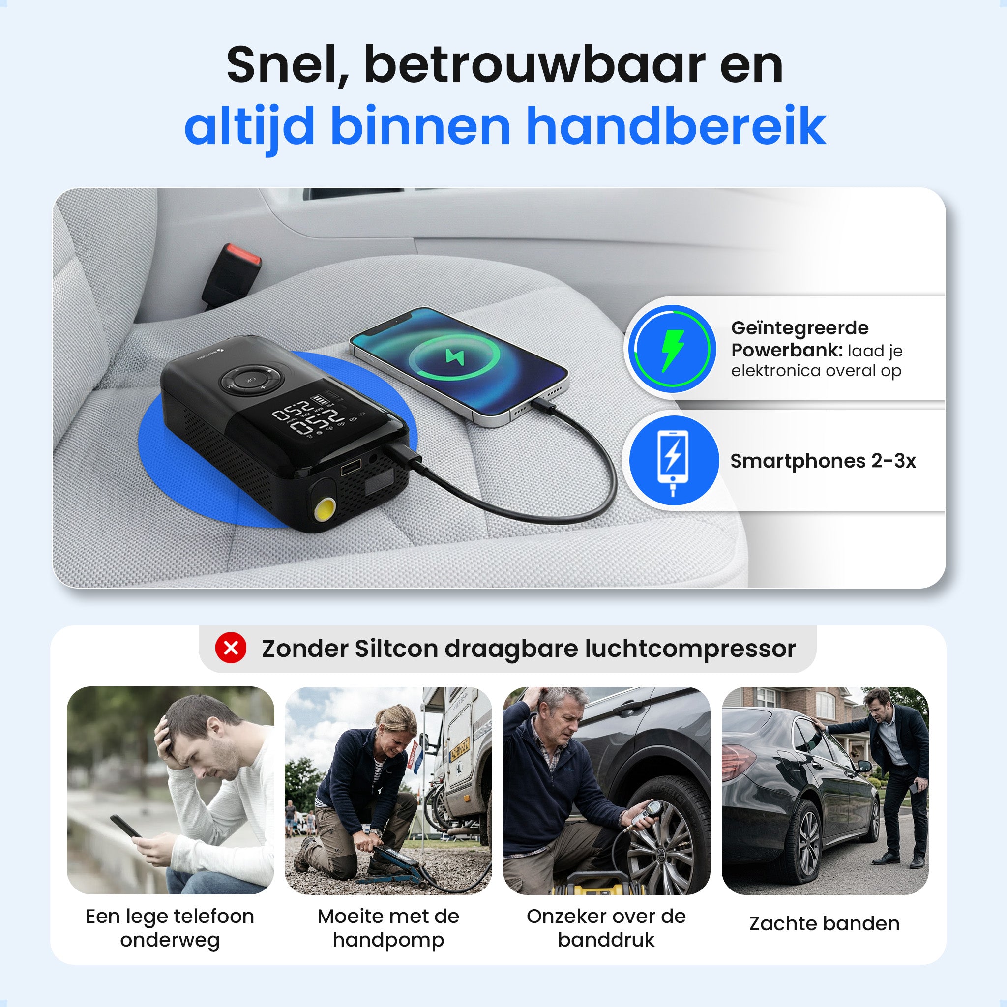 Siltcon® Elektrischer Luftkompressor