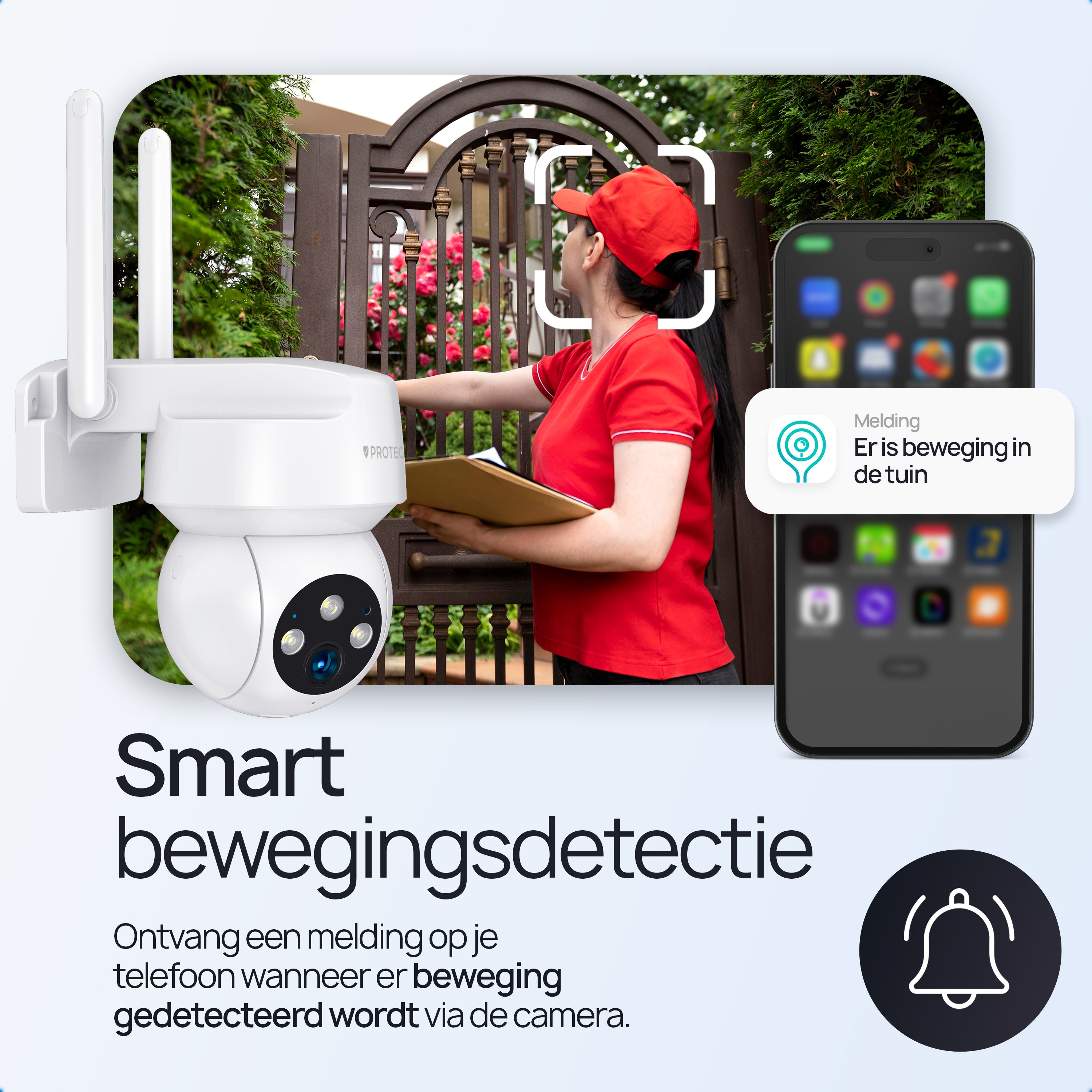 Protectly Beveiligingscamera Buiten 3K 5MP - Siltcon