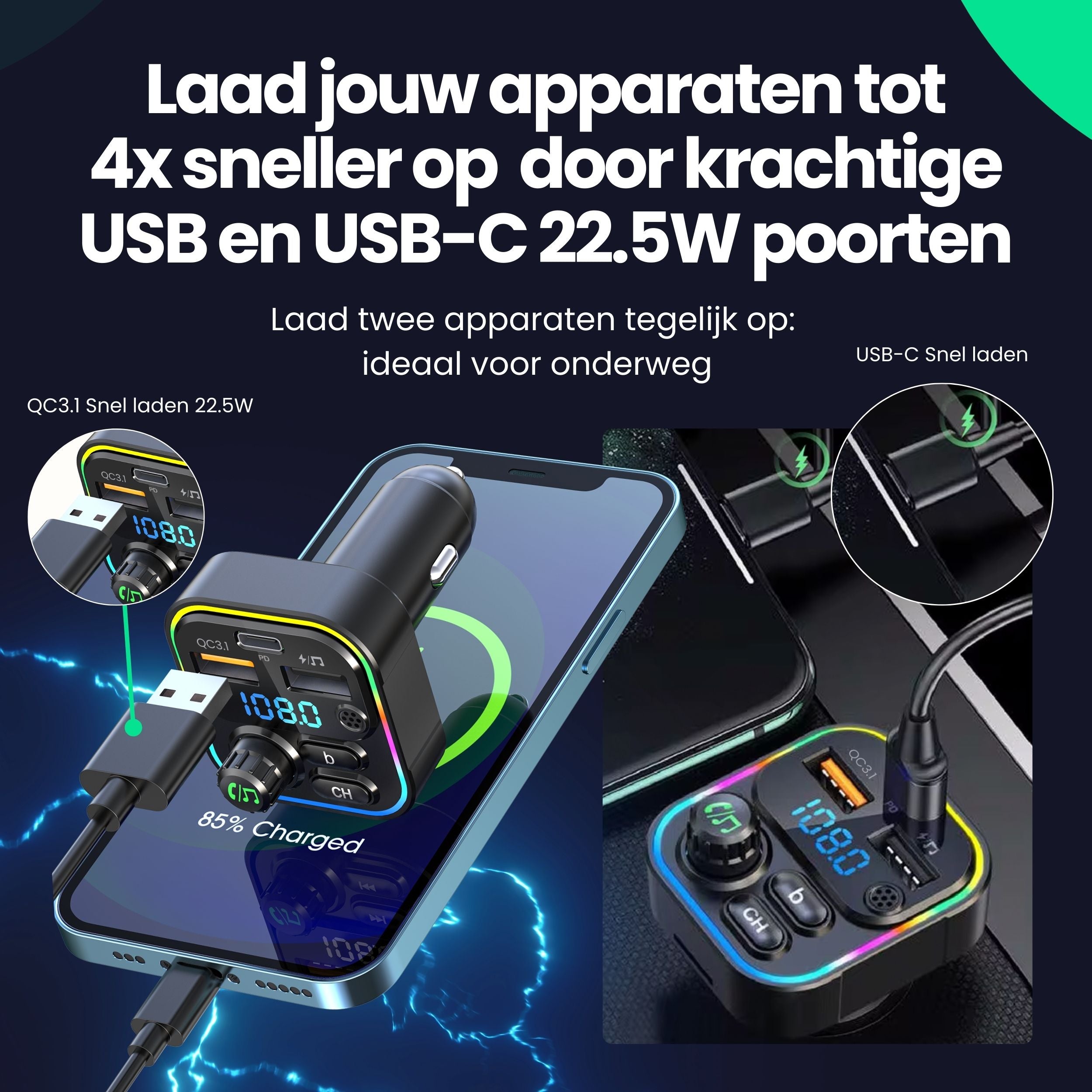 Siltcon Bluetooth FM Transmitter - Siltcon