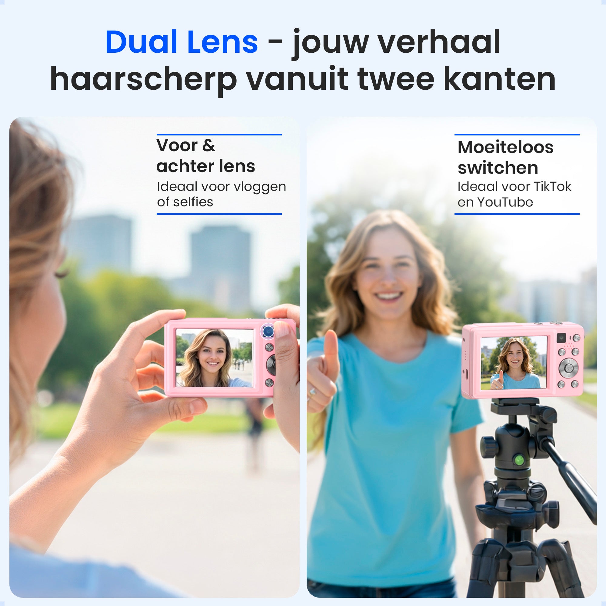 Siltcon Digitalkamera - 4K Rosa