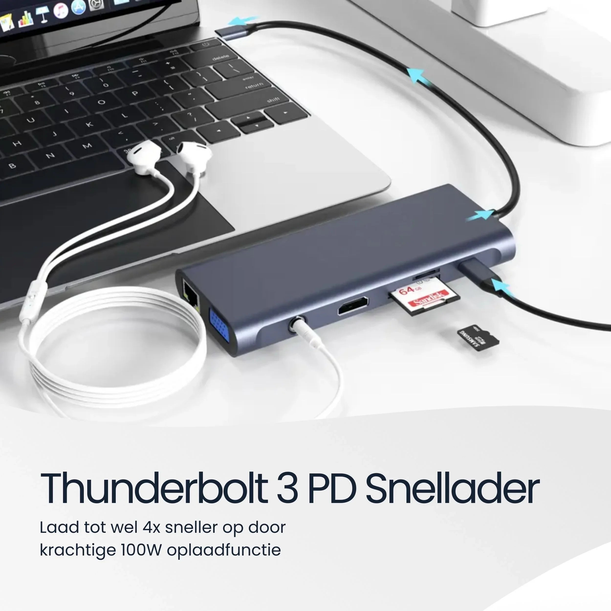 Siltcon USB C Hub 13 in 1 Docking Station Laptop - Siltcon