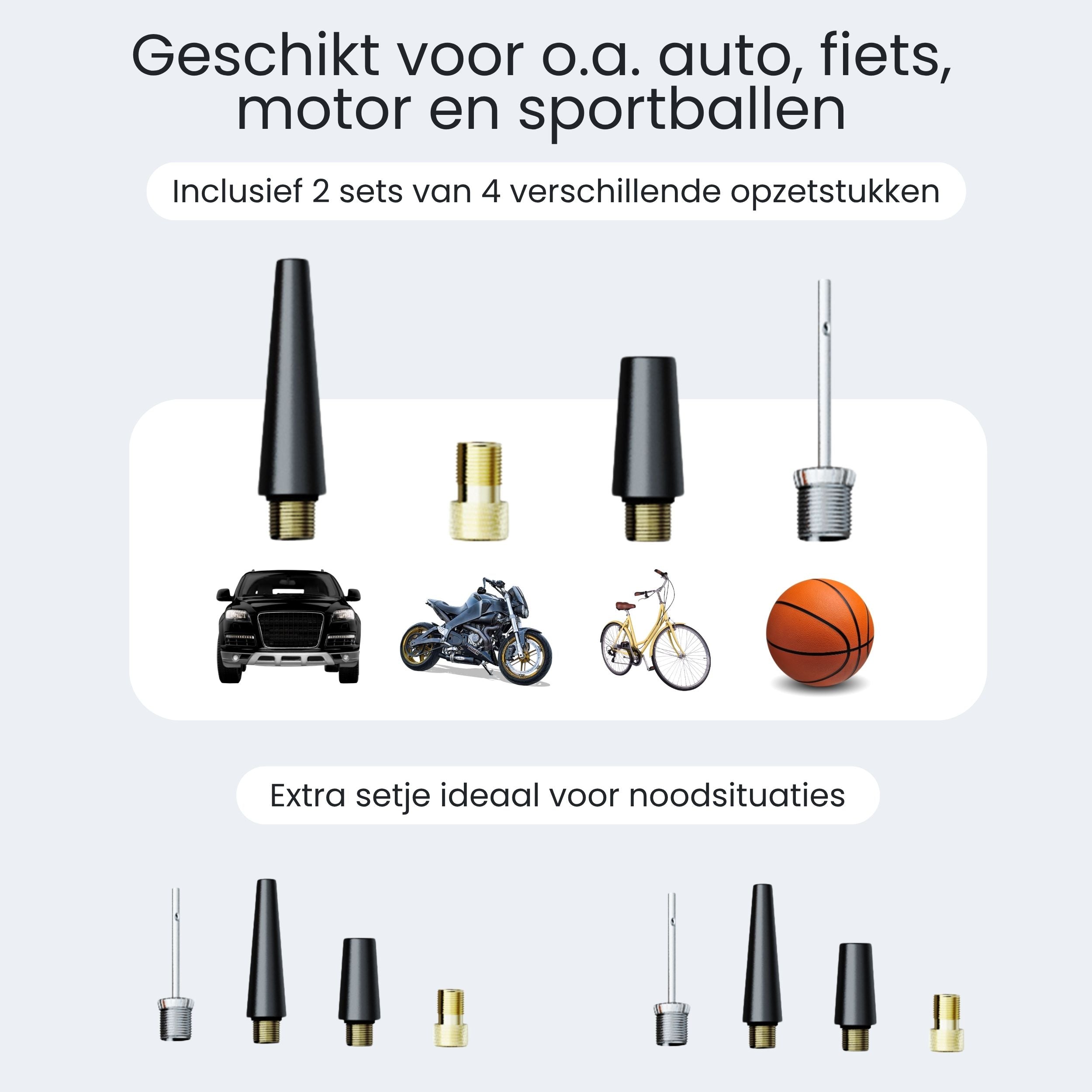 Siltcon Luchtcompressor – 30L/min – 10.5 bar automatische bandenpomp - Siltcon