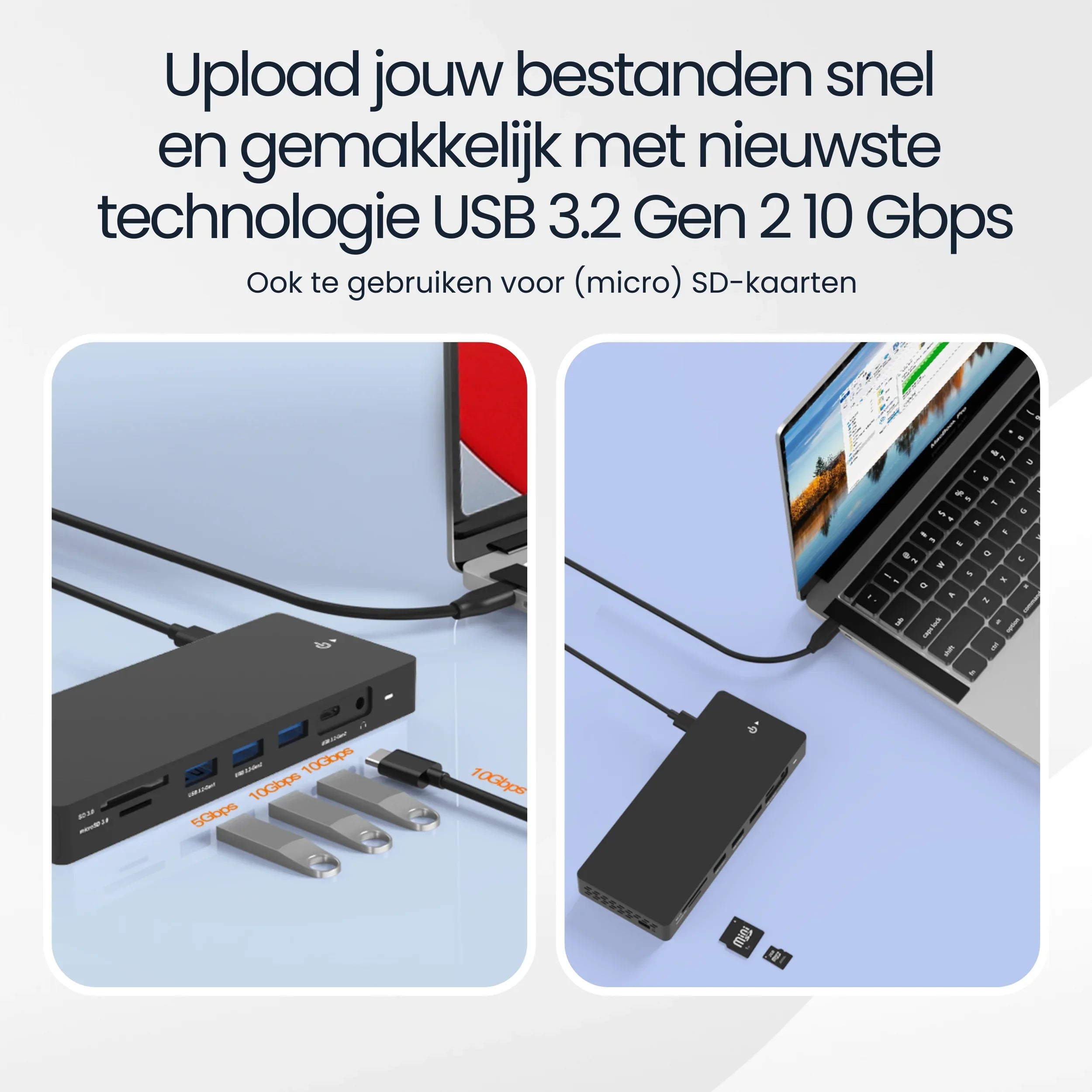 Siltcon USB C Hub 13 in 1 Triple Display - Siltcon