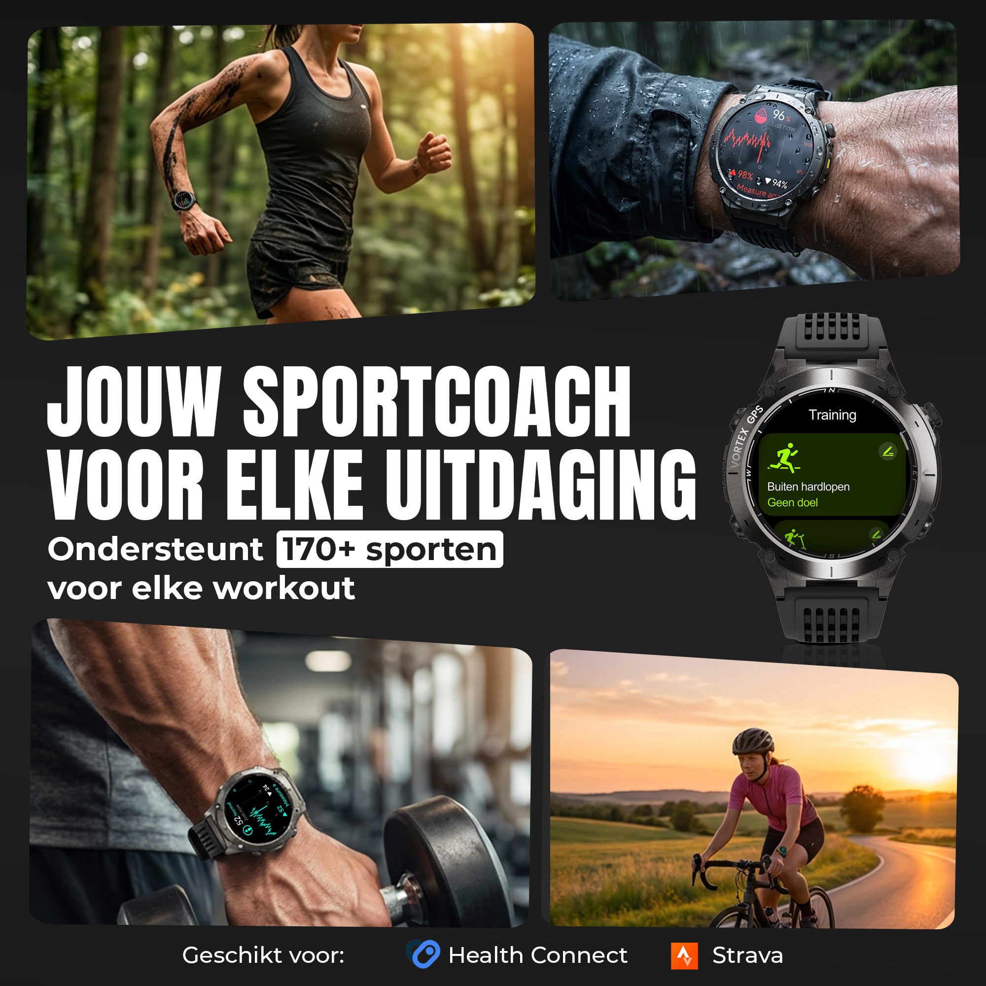 Siltcon® Vortex GPS Smartwatch