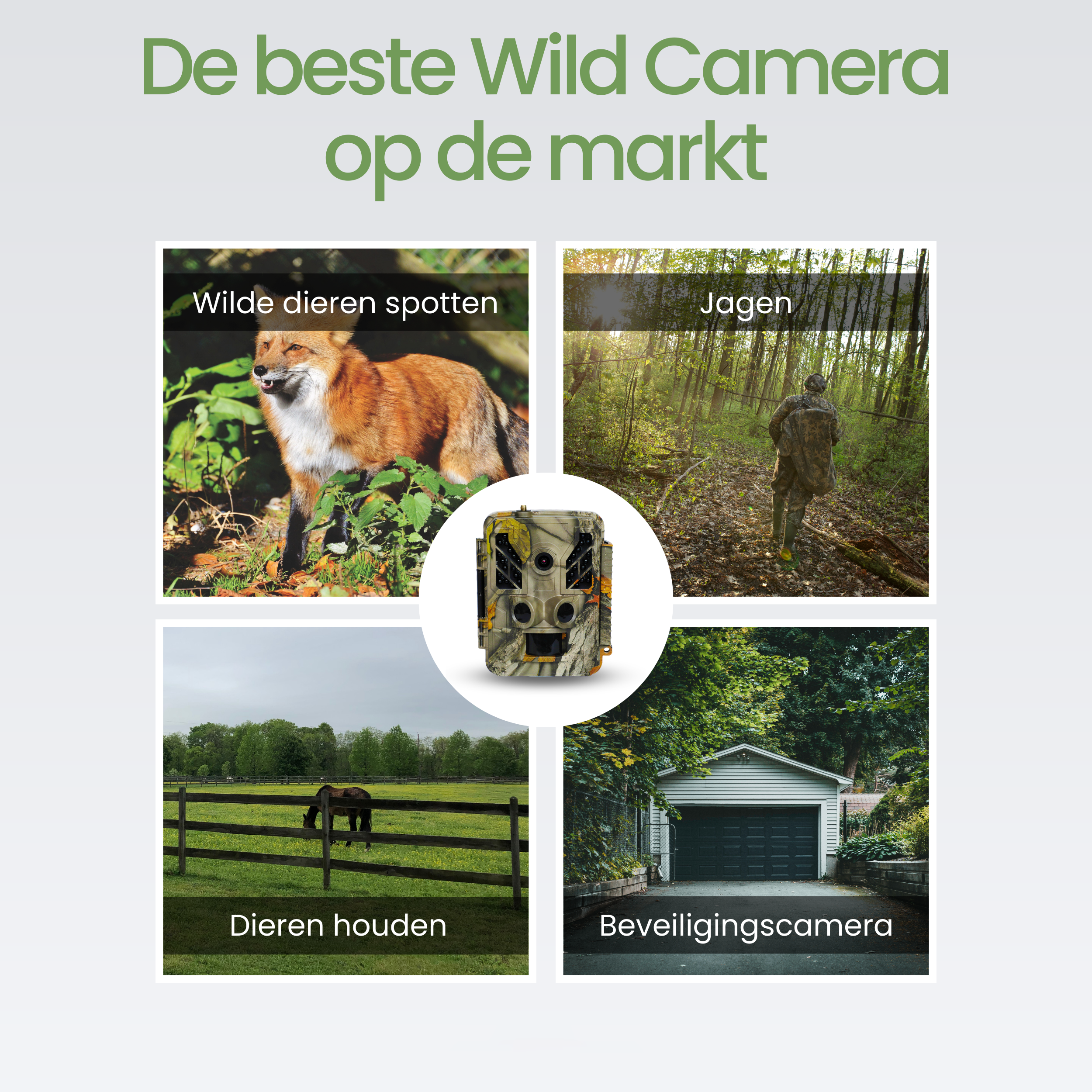 Siltcon Wildcamera met Wifi – 4K - Siltcon
