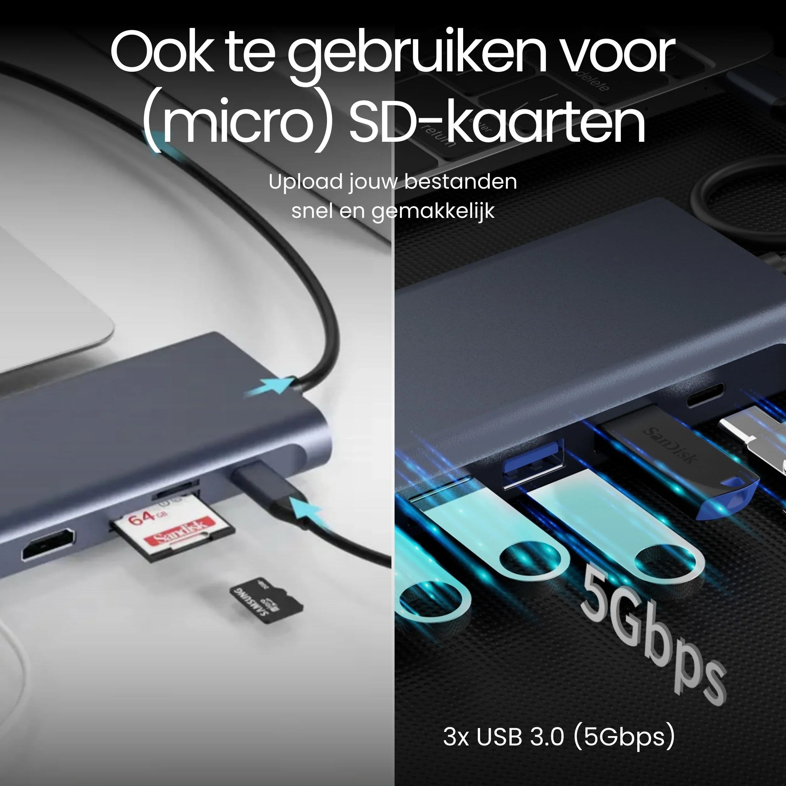 Siltcon USB C Hub 13 in 1 Docking Station Laptop - Siltcon