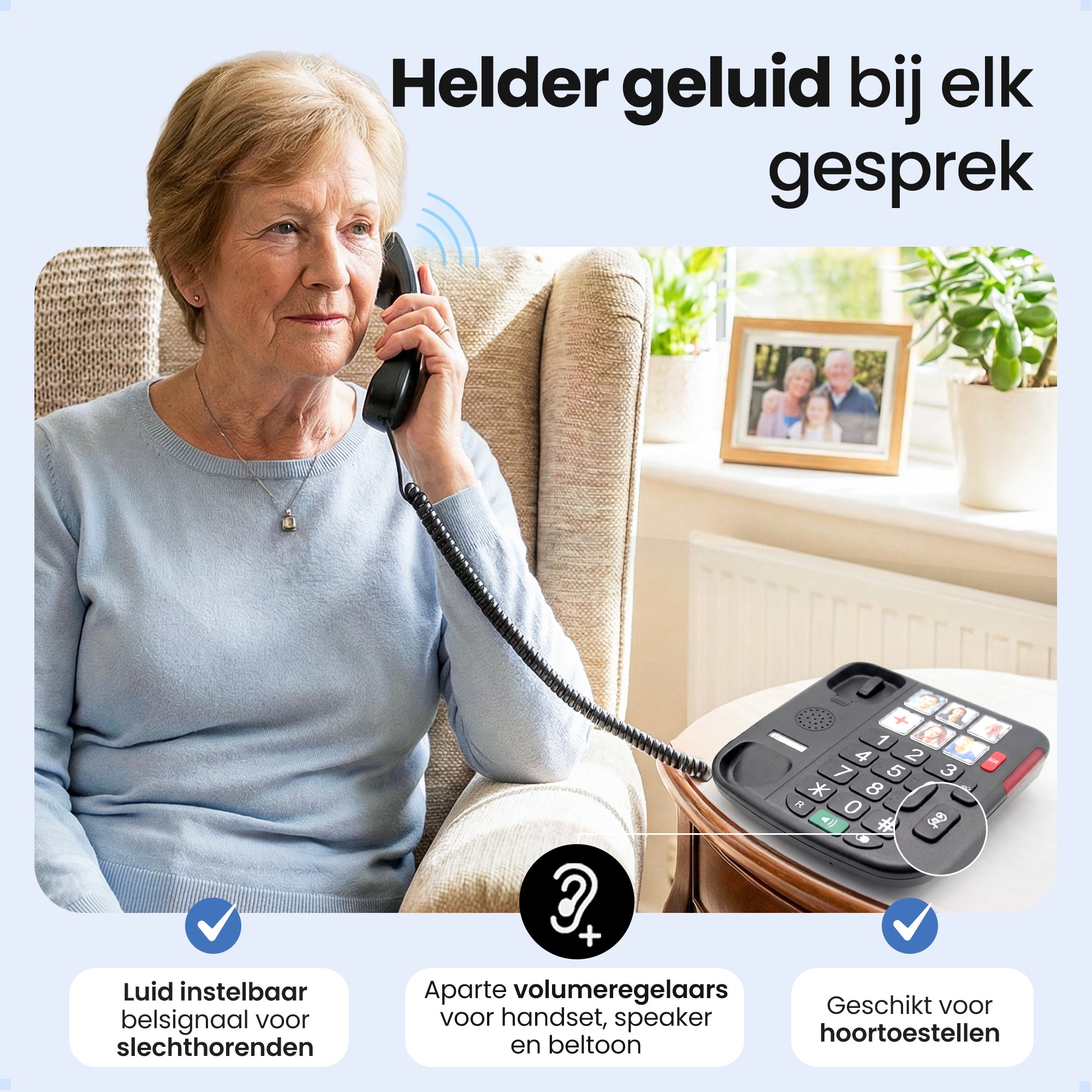 Protectly Senioren-Telefon - SOS-Taste & Anhänger