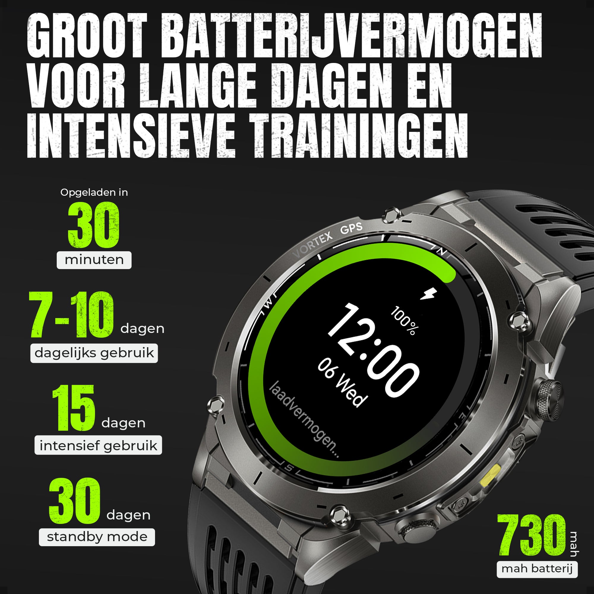 Siltcon® Vortex GPS Smartwatch