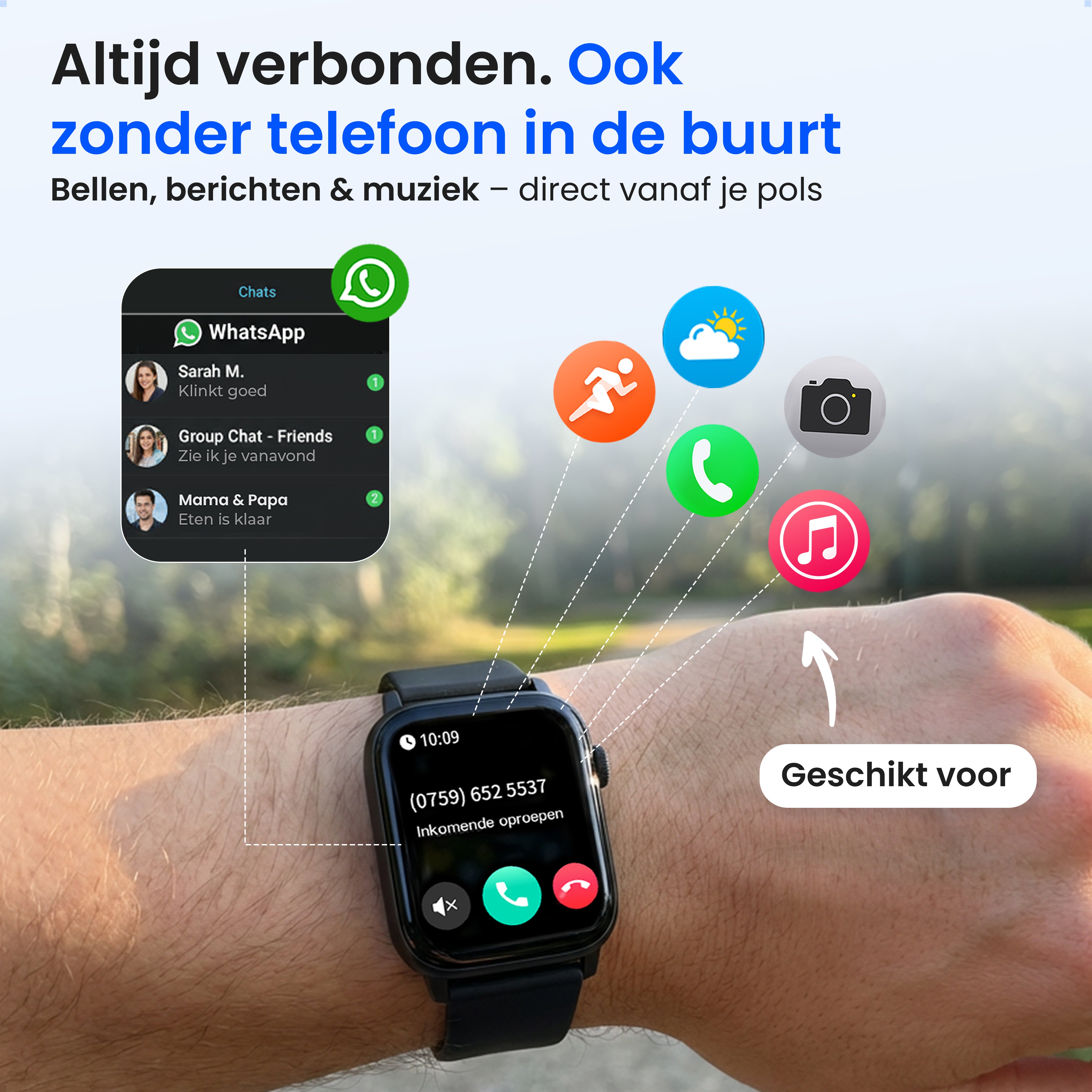 Siltcon Smartwatch Herren & Damen Pro