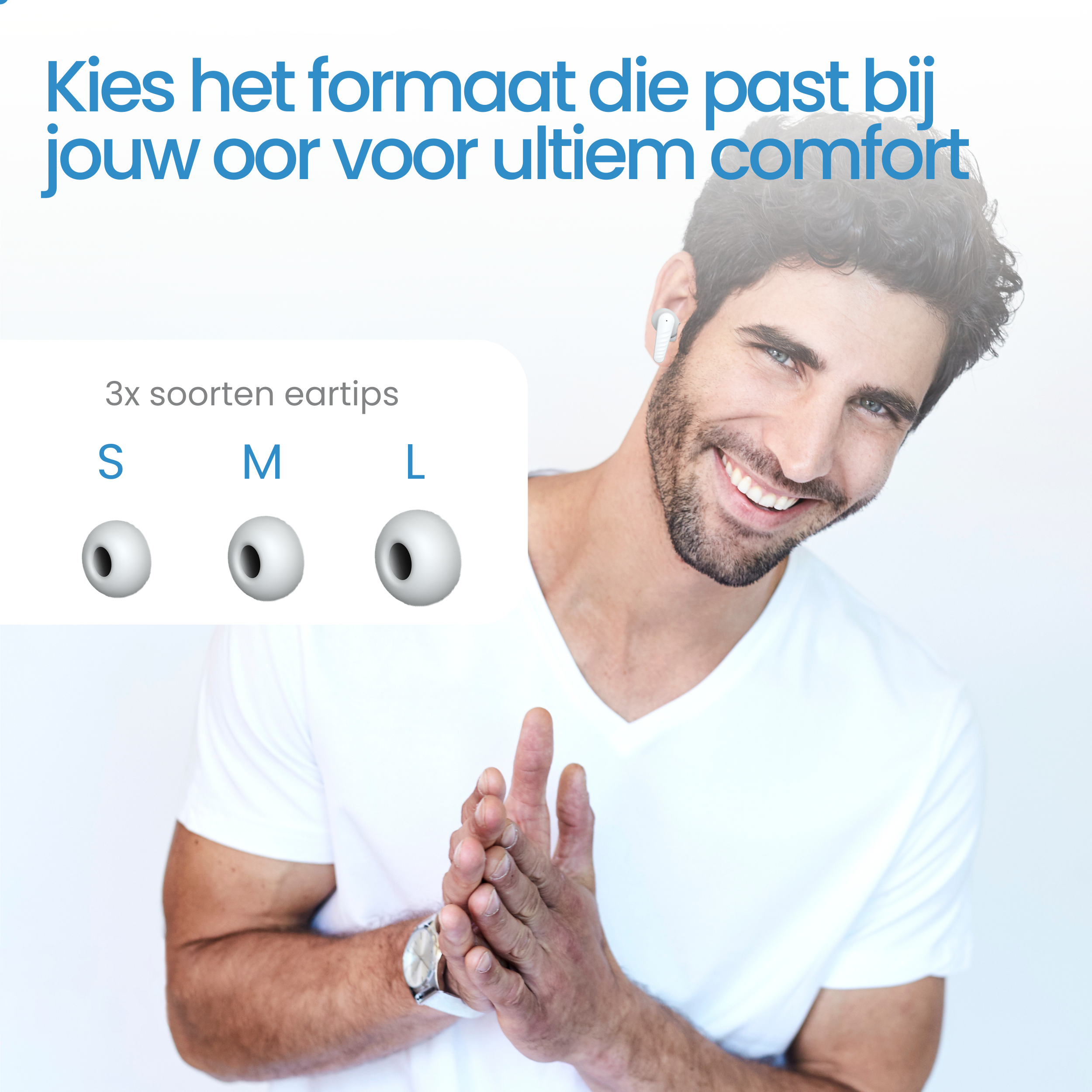 Siltcon Draadloze Oordopjes - Universeel - Siltcon