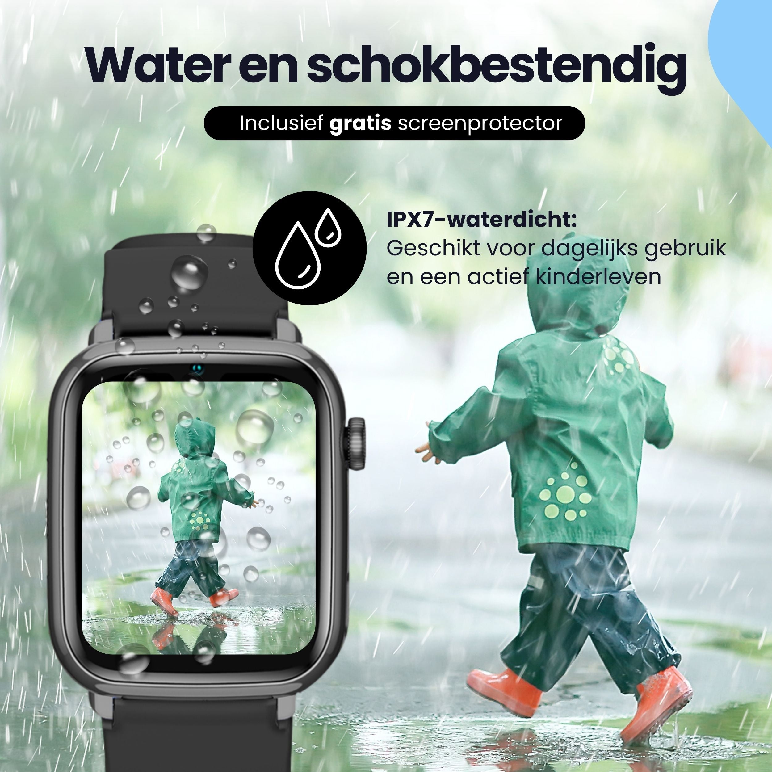 Protectly Kinder GPS Horloge – Smartwatch kind met bellen – GPS & SOS - Siltcon