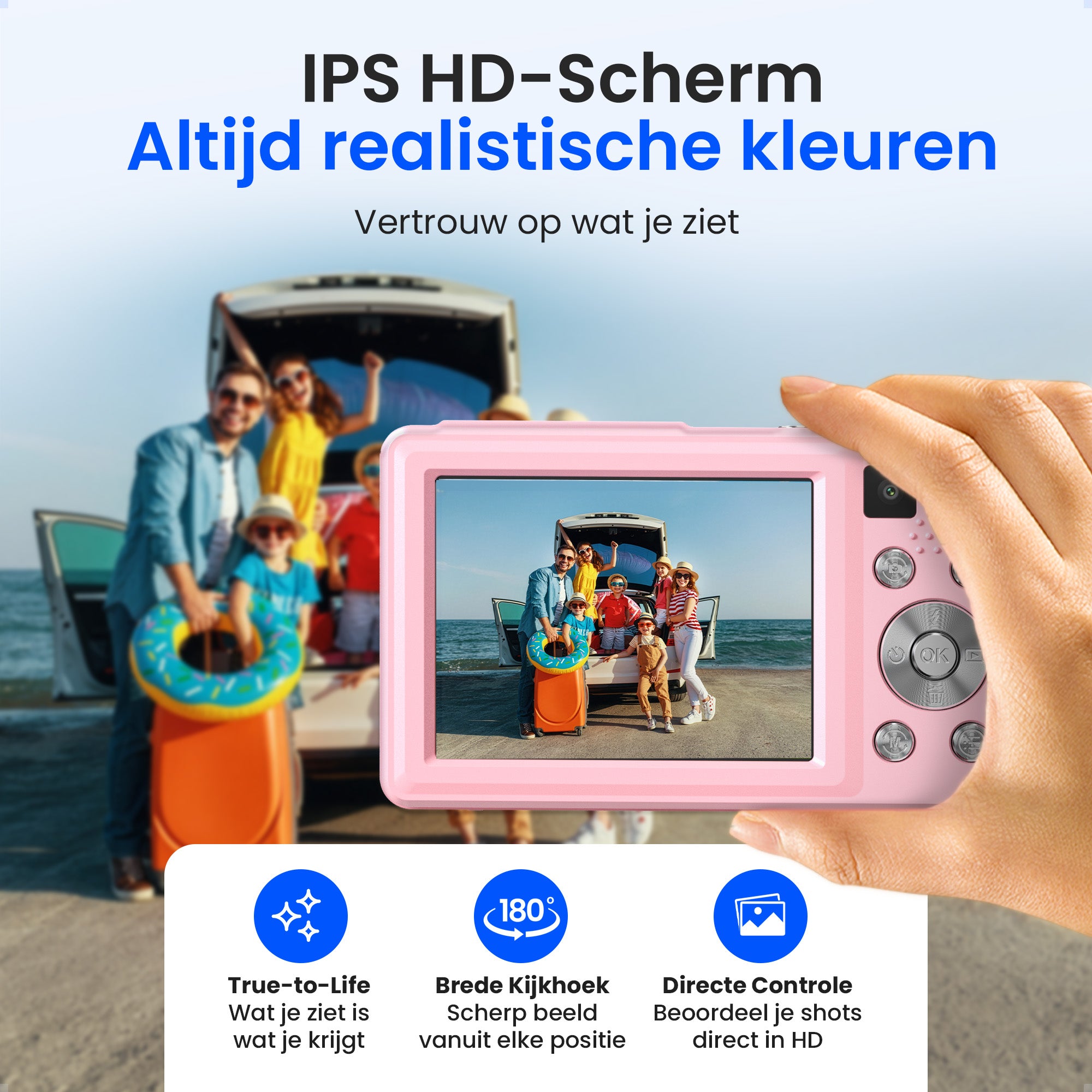 Siltcon Digitalkamera - 4K Rosa