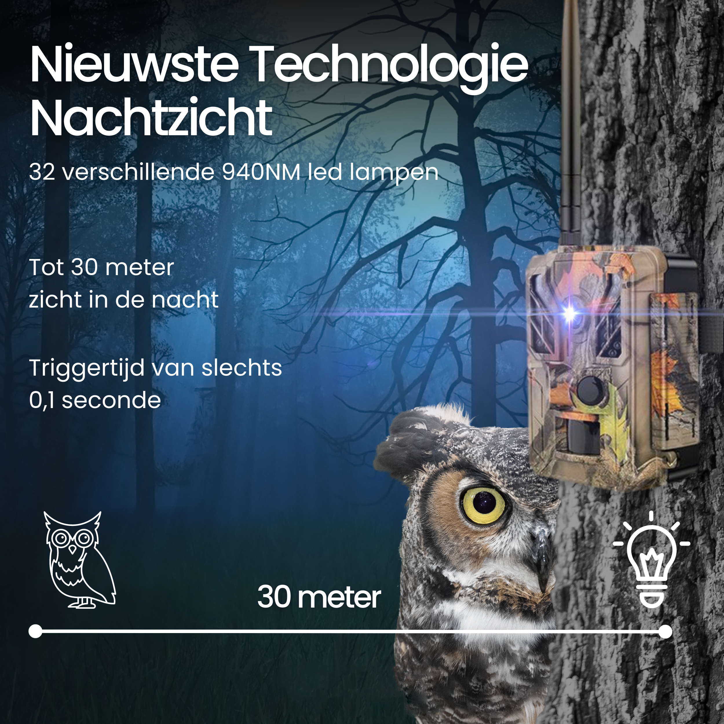 Siltcon Wildcamera met Wifi – 4K - Siltcon