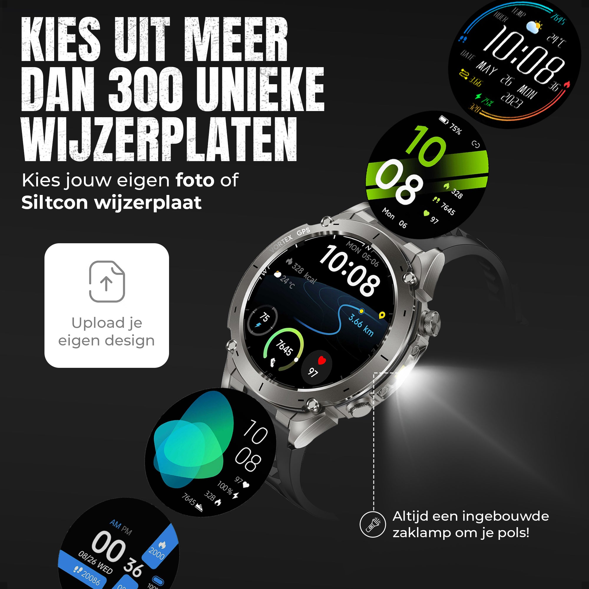Siltcon® Vortex GPS Smartwatch